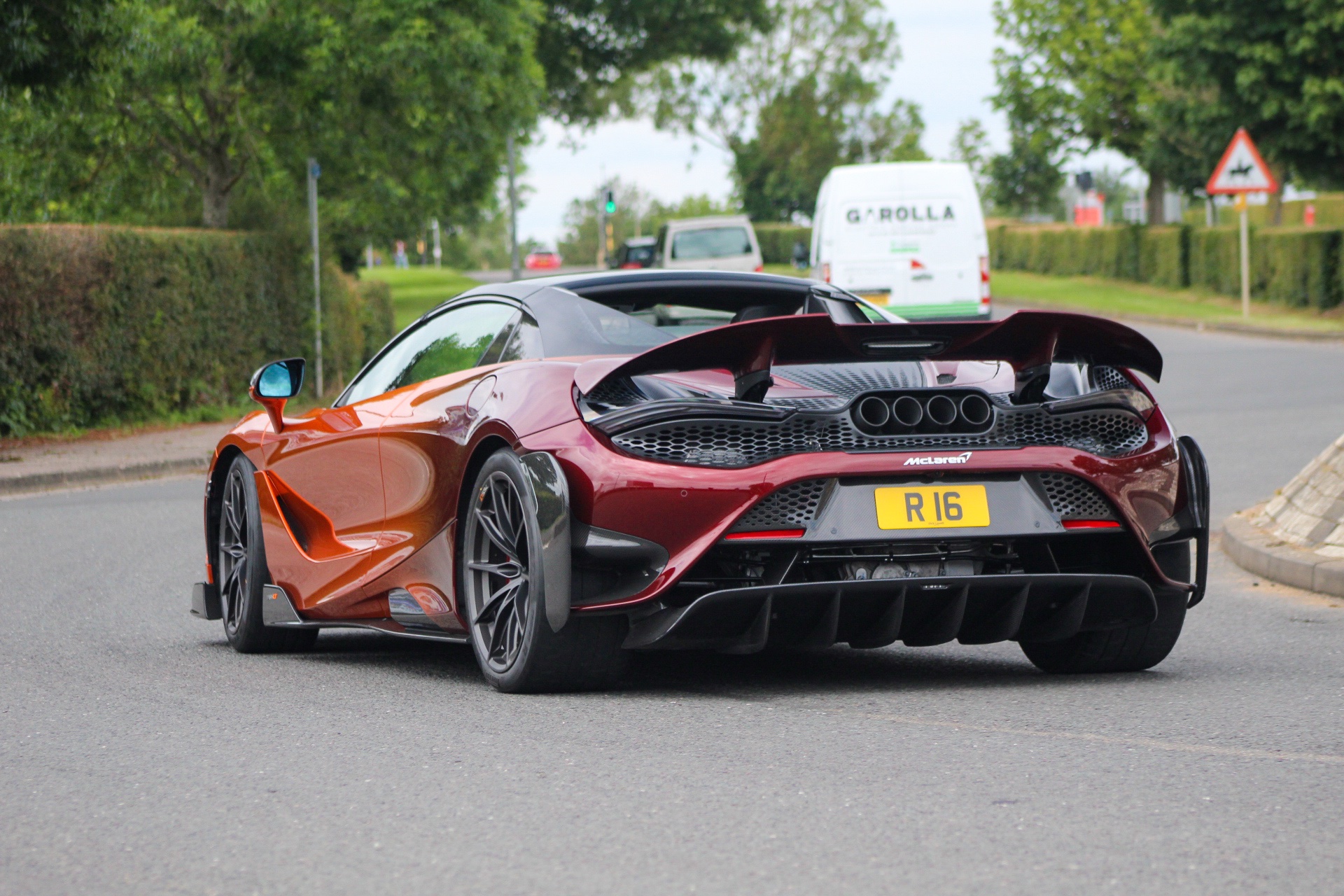 R 16 spotted on McLaren 765LT
