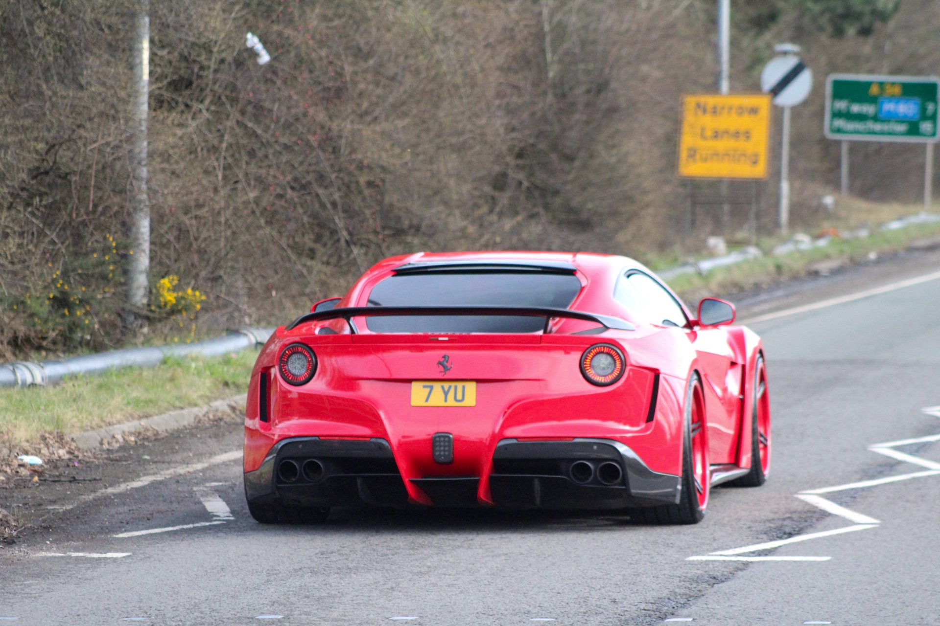 7 YU spotted on Ferrari F12