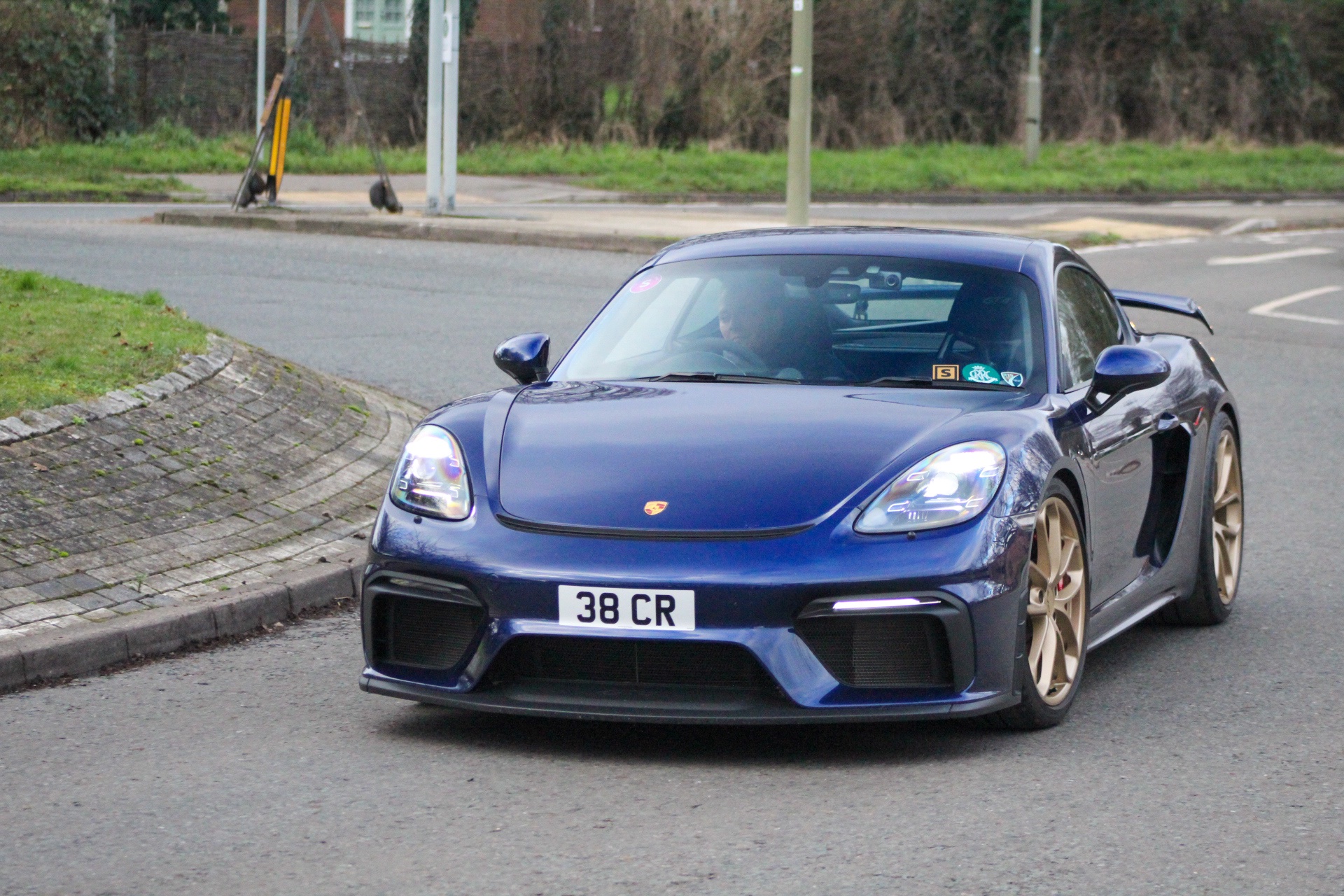 38 CR spotted on Porsche 718 Cayman