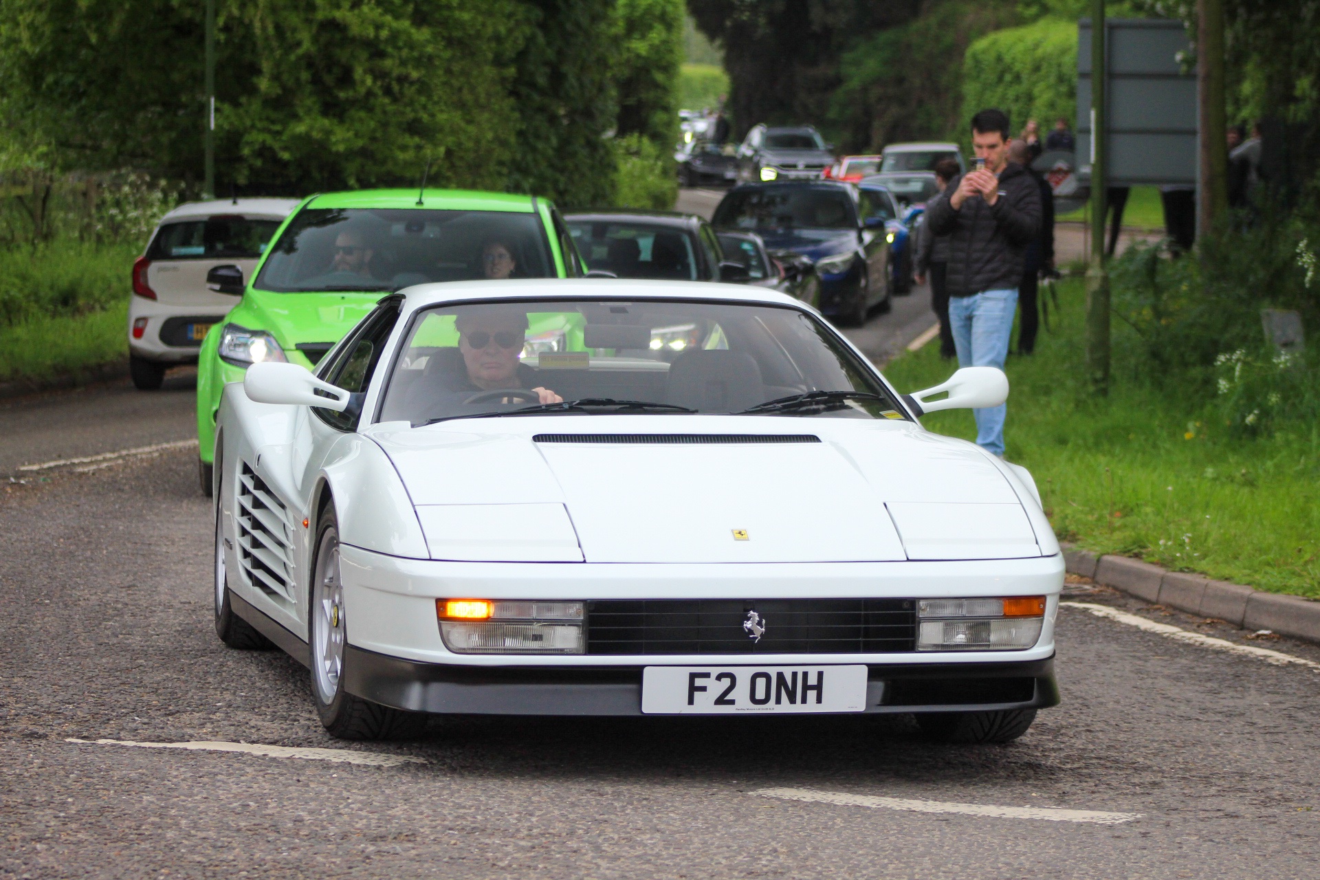 F2 ONH spotted on Ferrari Testarossa
