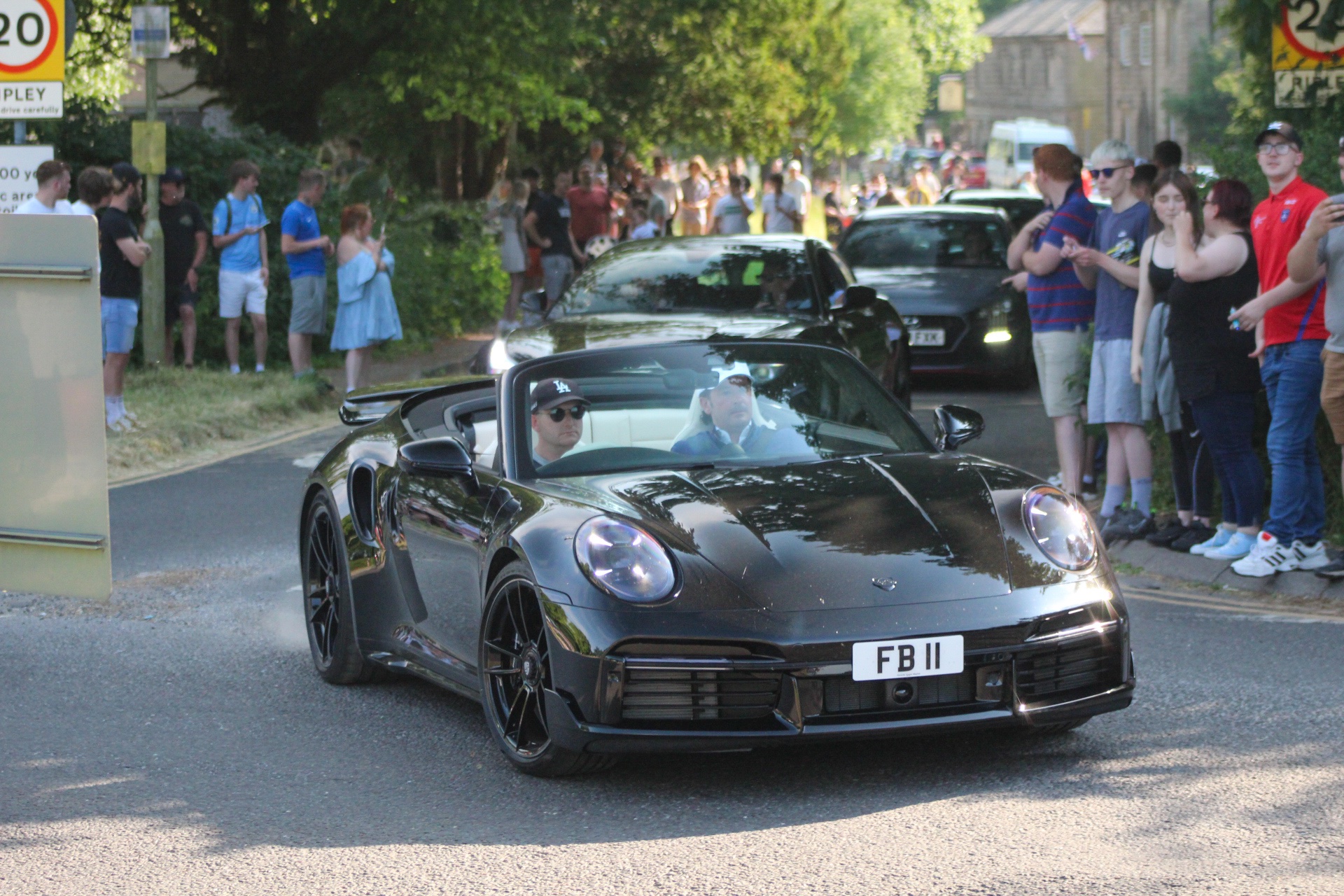 FB 11 spotted on Porsche 911 Turbo S