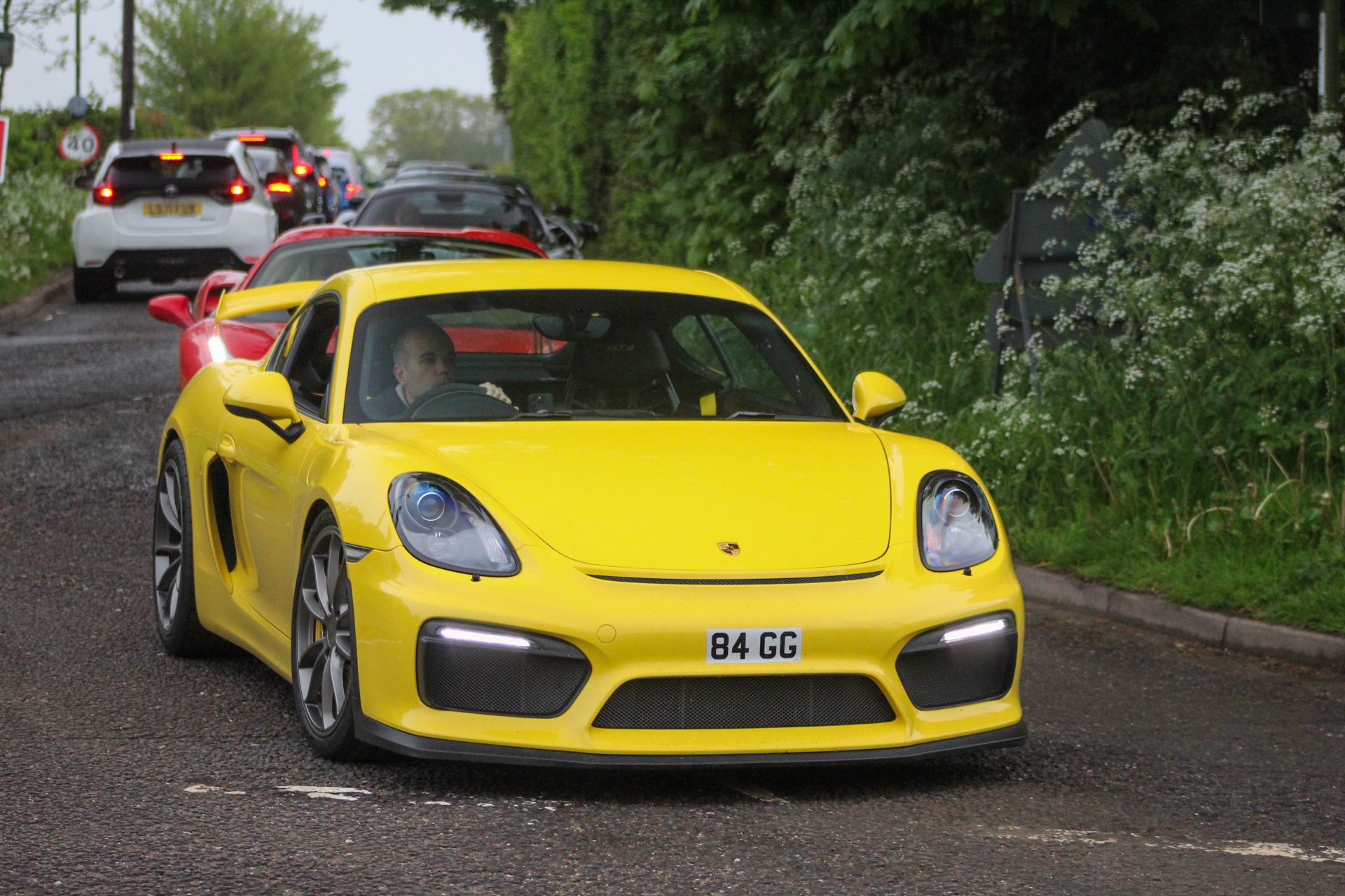 84 GG spotted on Porsche Cayman GT4