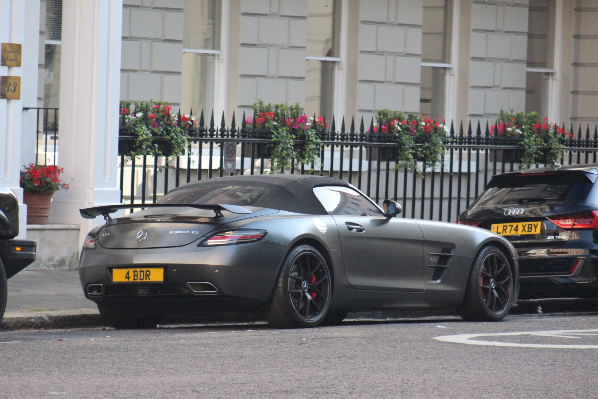 4 BDR spotted on Mercedes-Benz SLS AMG