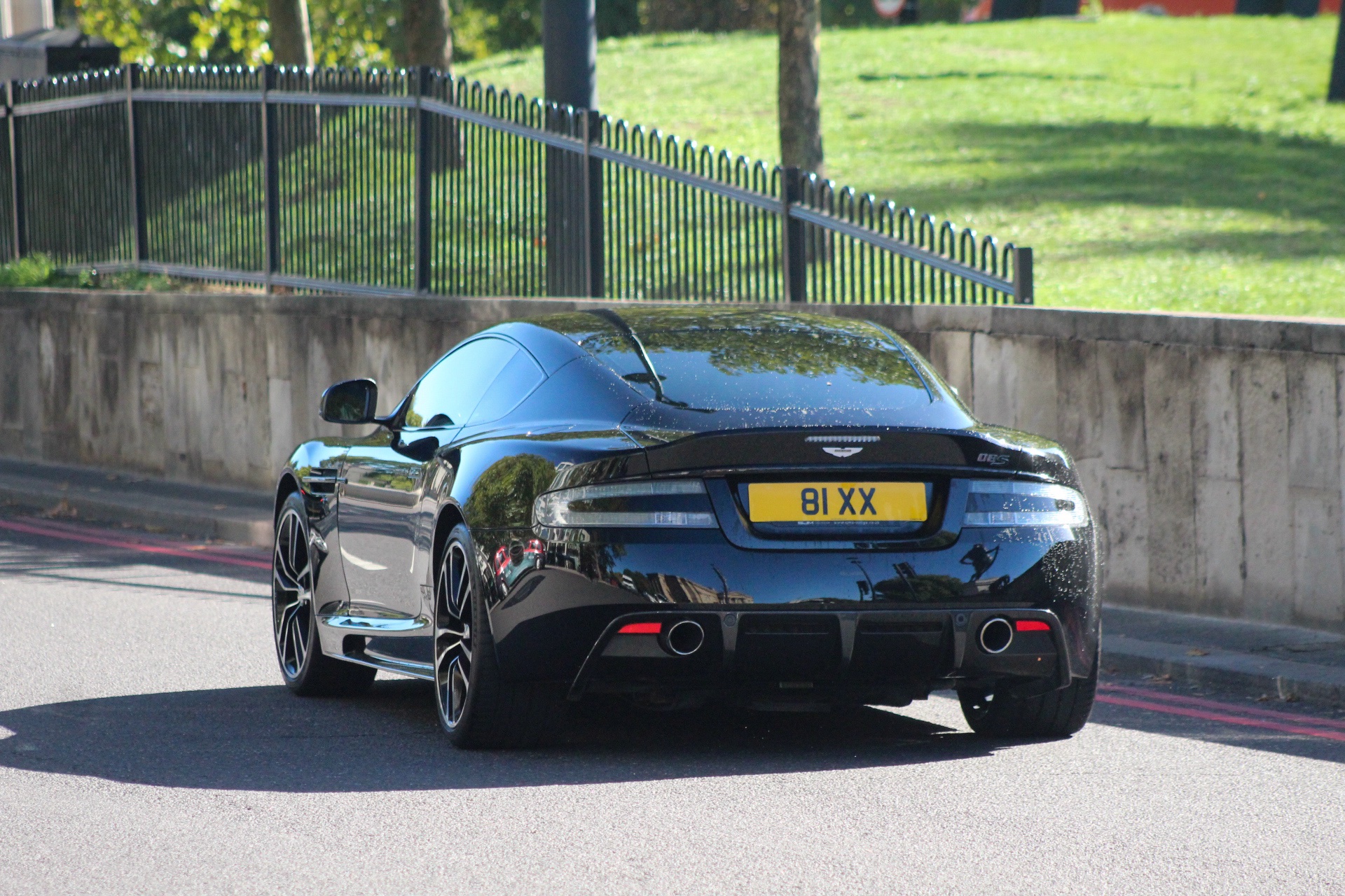 81 XX spotted on Aston Martin DBS