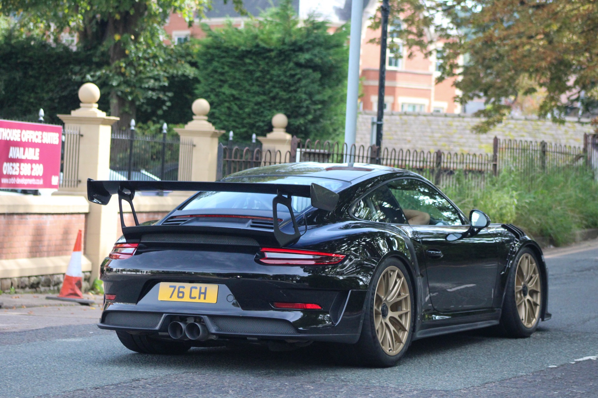 76 CH spotted on Porsche 911 GT3 RS
