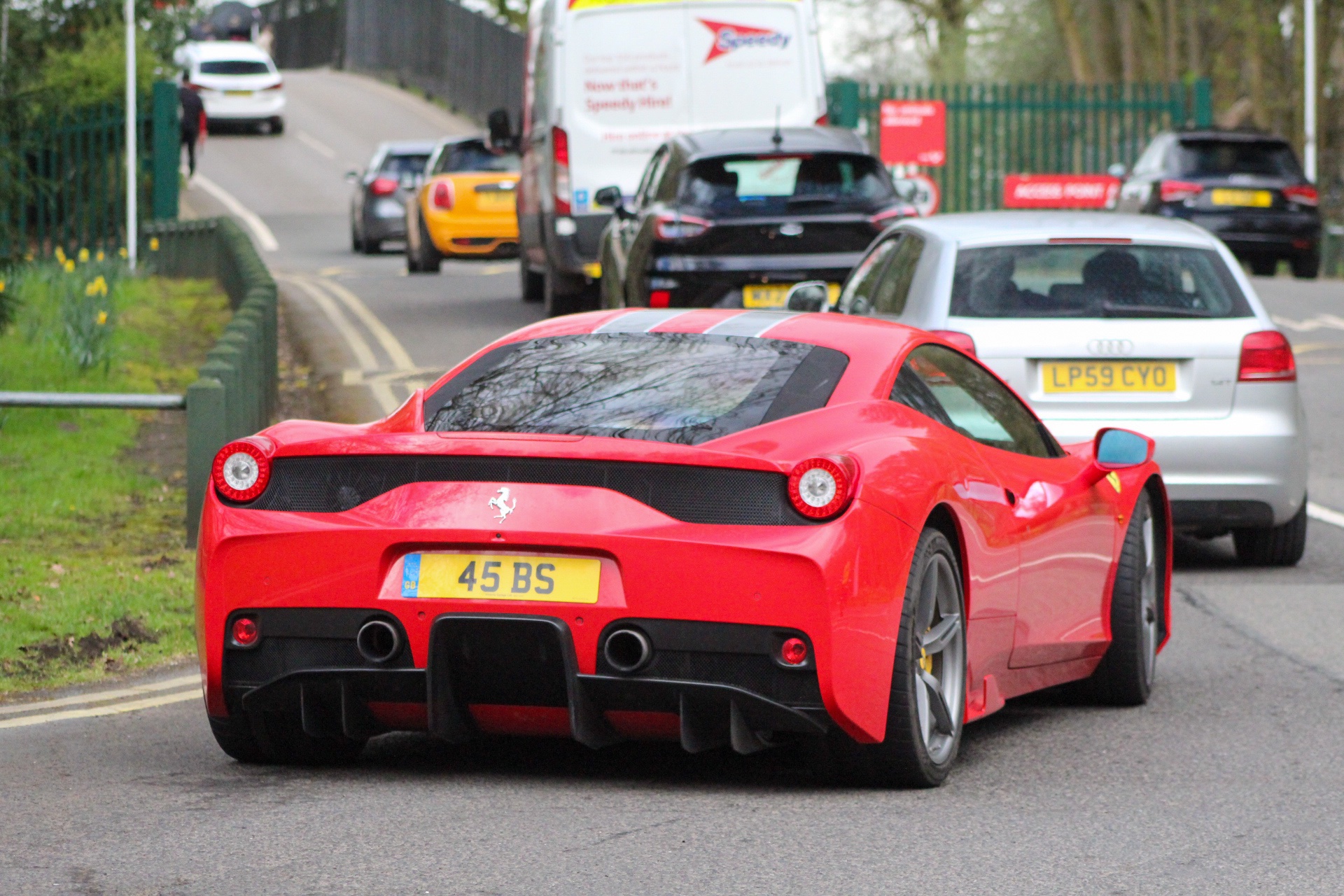 45 BS spotted on Ferrari 458 Speciale