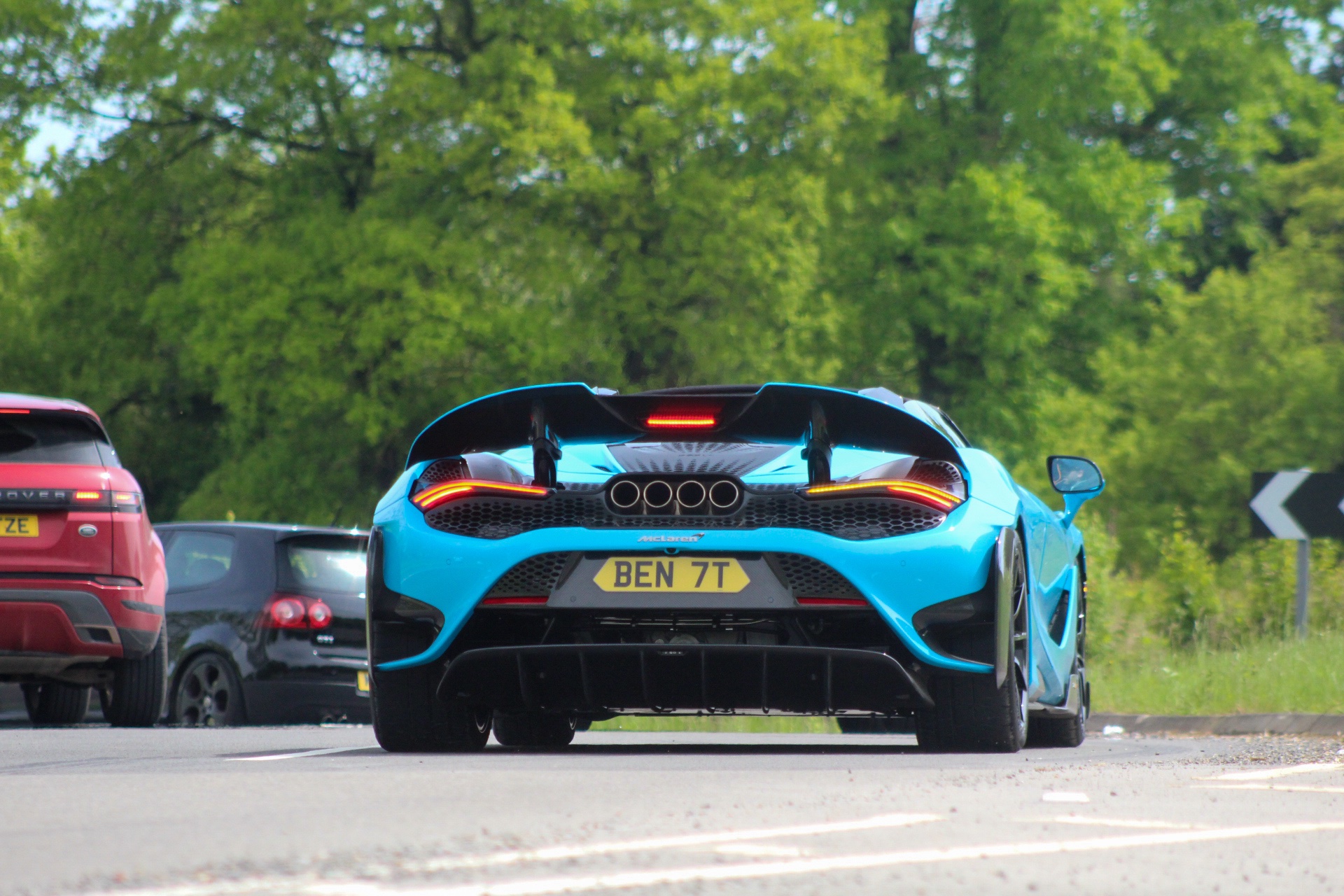 BEN 7T spotted on McLaren 765LT