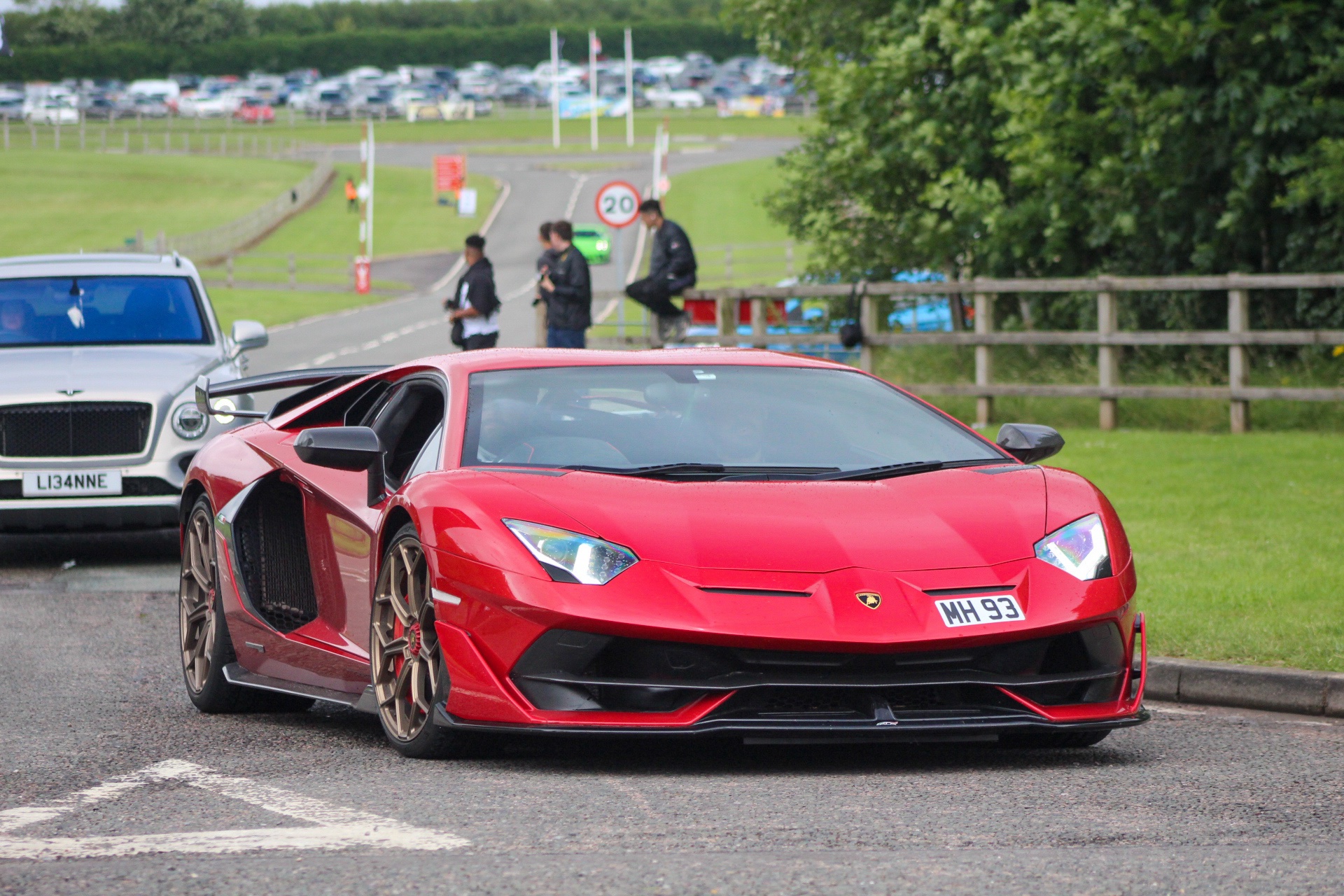 MH 93 spotted on Lamborghini Aventador SVJ