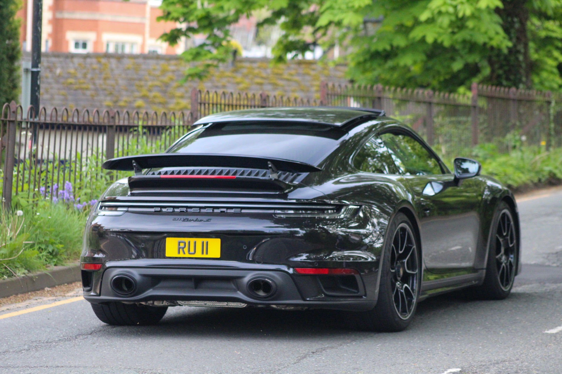 RU 11 spotted on Porsche 911 Turbo S