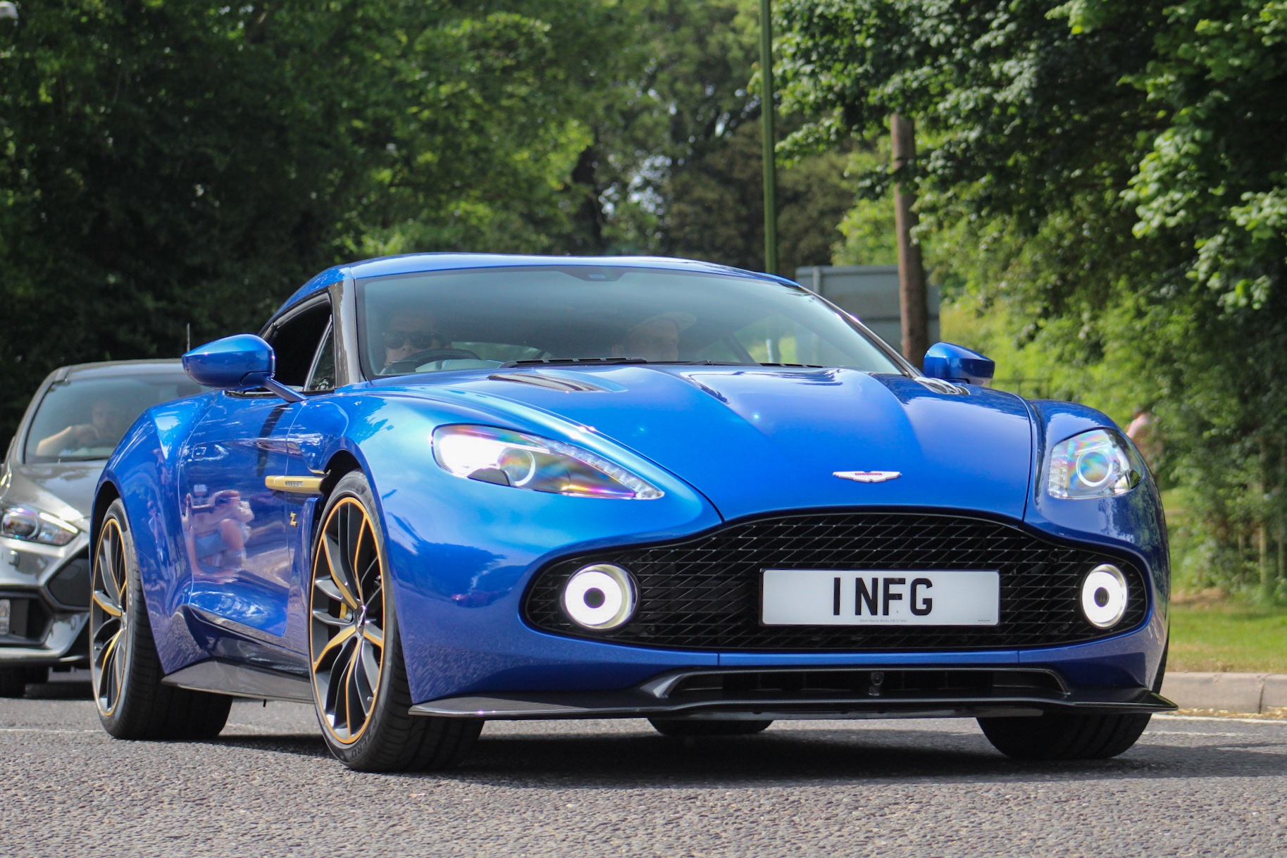 1 NFG spotted on Aston Martin Vanquish