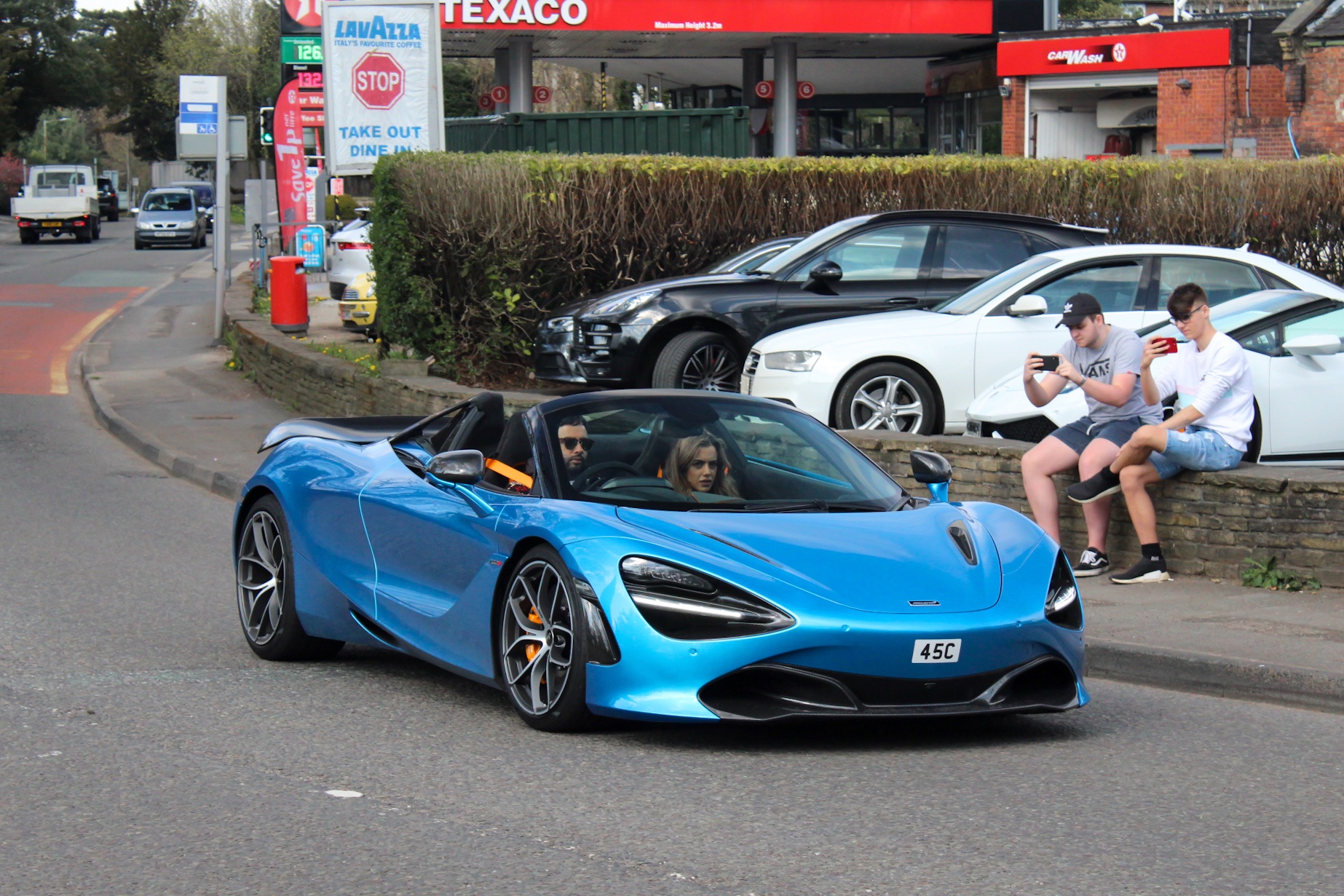 45 C spotted on McLaren 720S