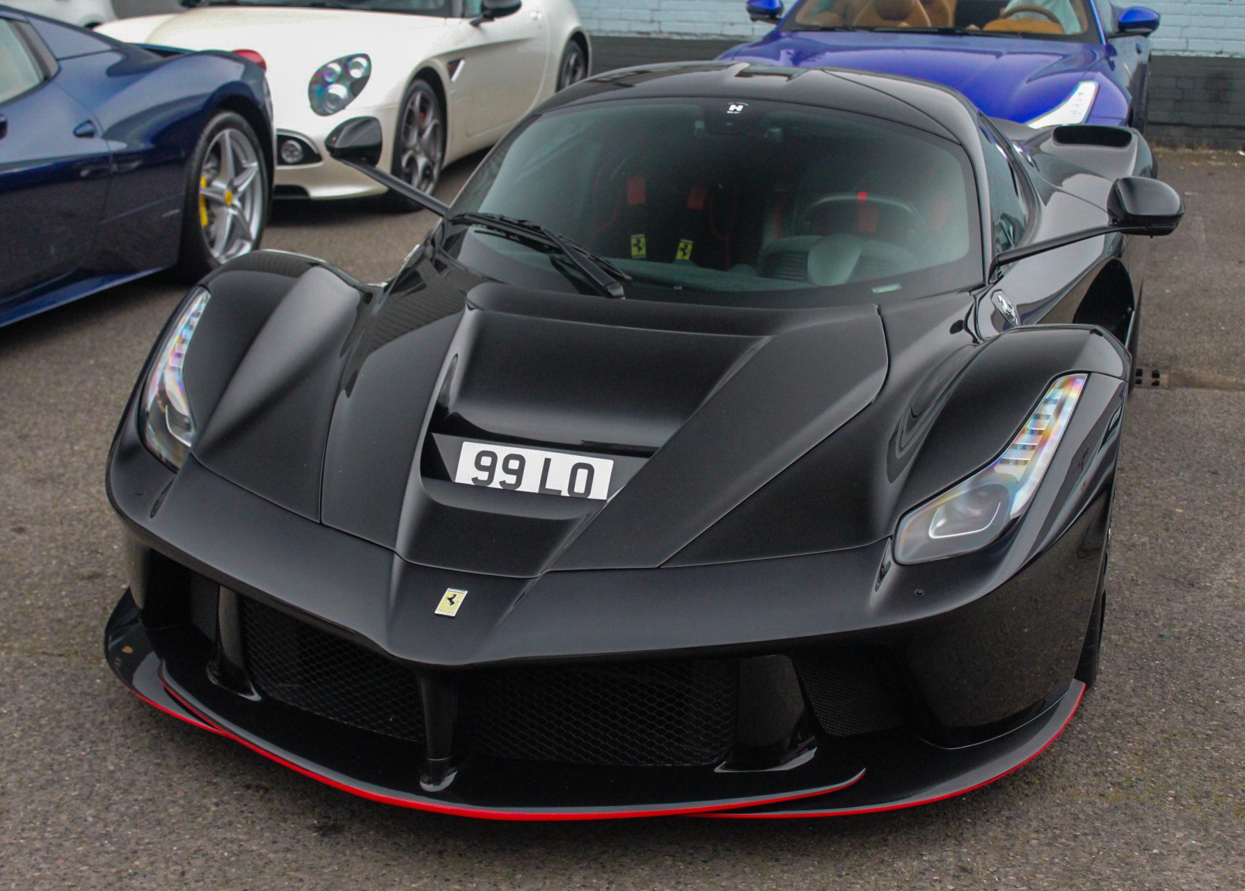 99 LO spotted on Ferrari LaFerrari
