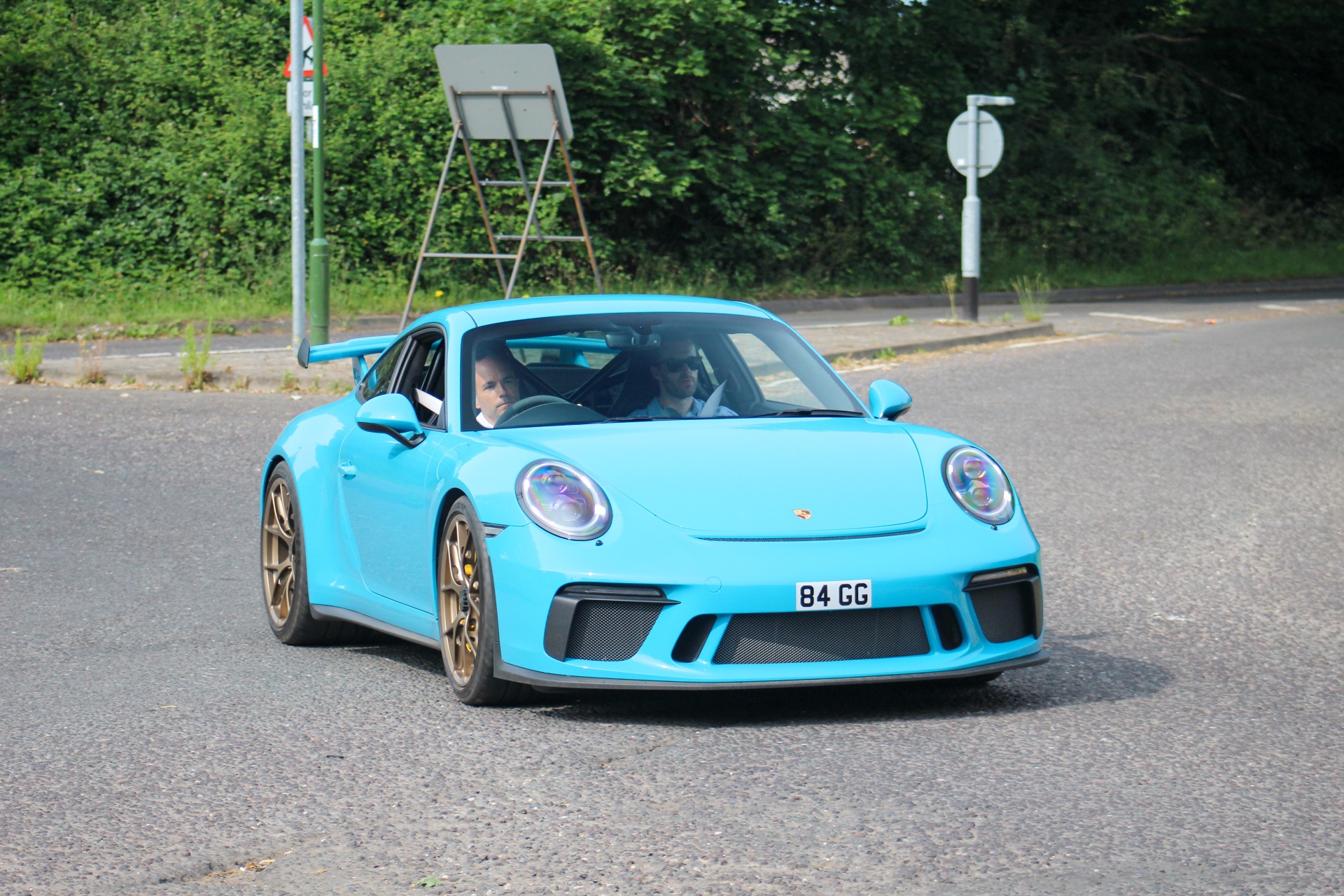 84 GG spotted on Porsche 911 GT3