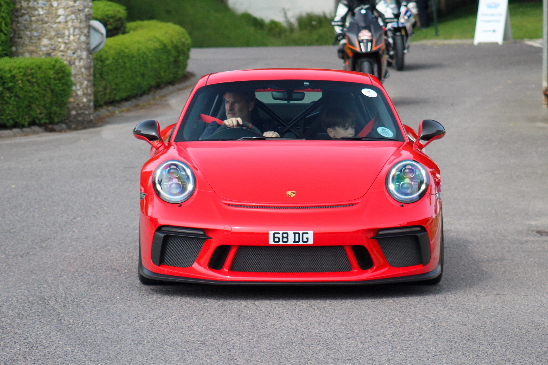 68 DG spotted on Porsche 911 GT3
