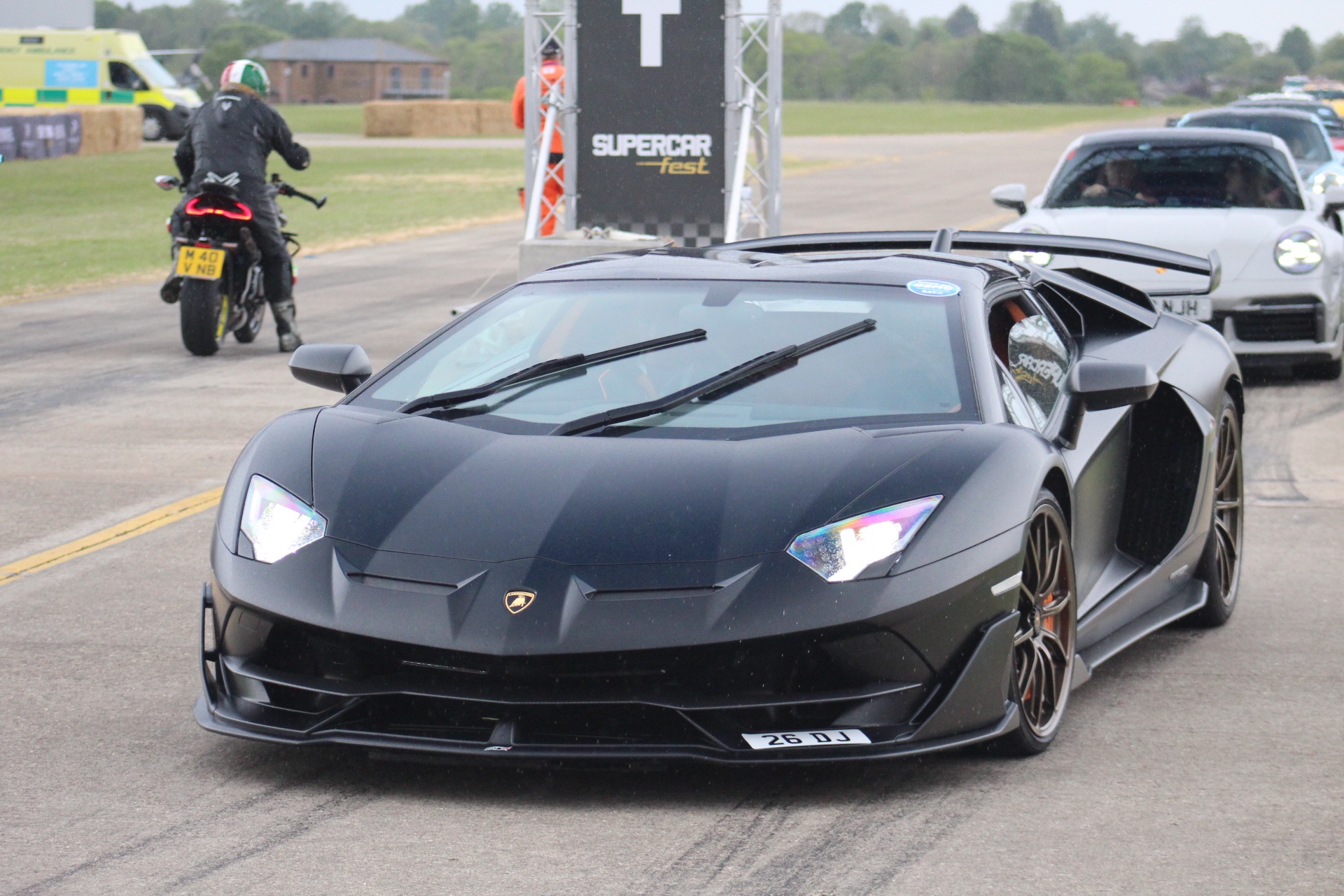 26 DJ spotted on Lamborghini Aventador SVJ