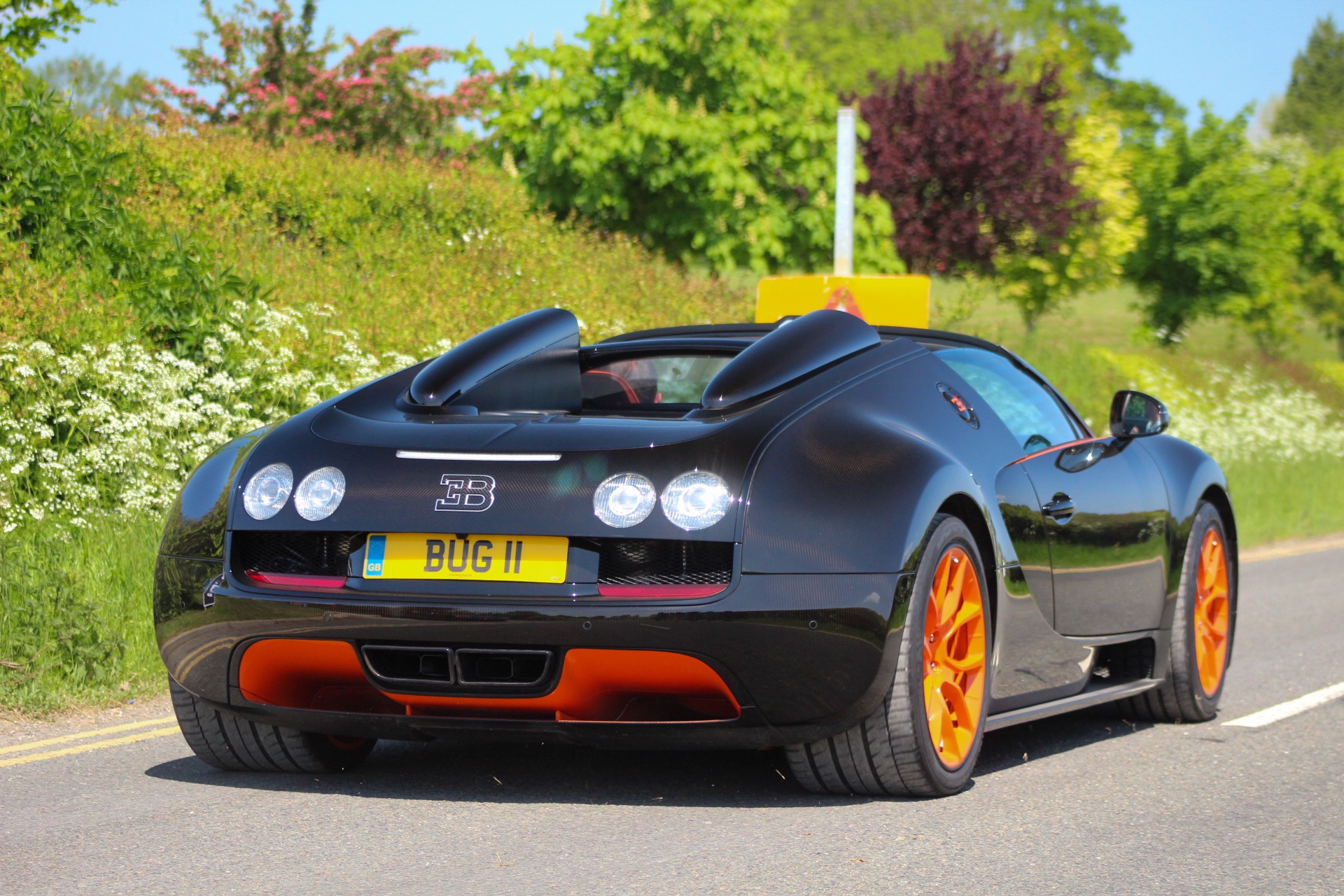 BUG 11 spotted on Bugatti Veyron Grand Sport Vitesse WRE