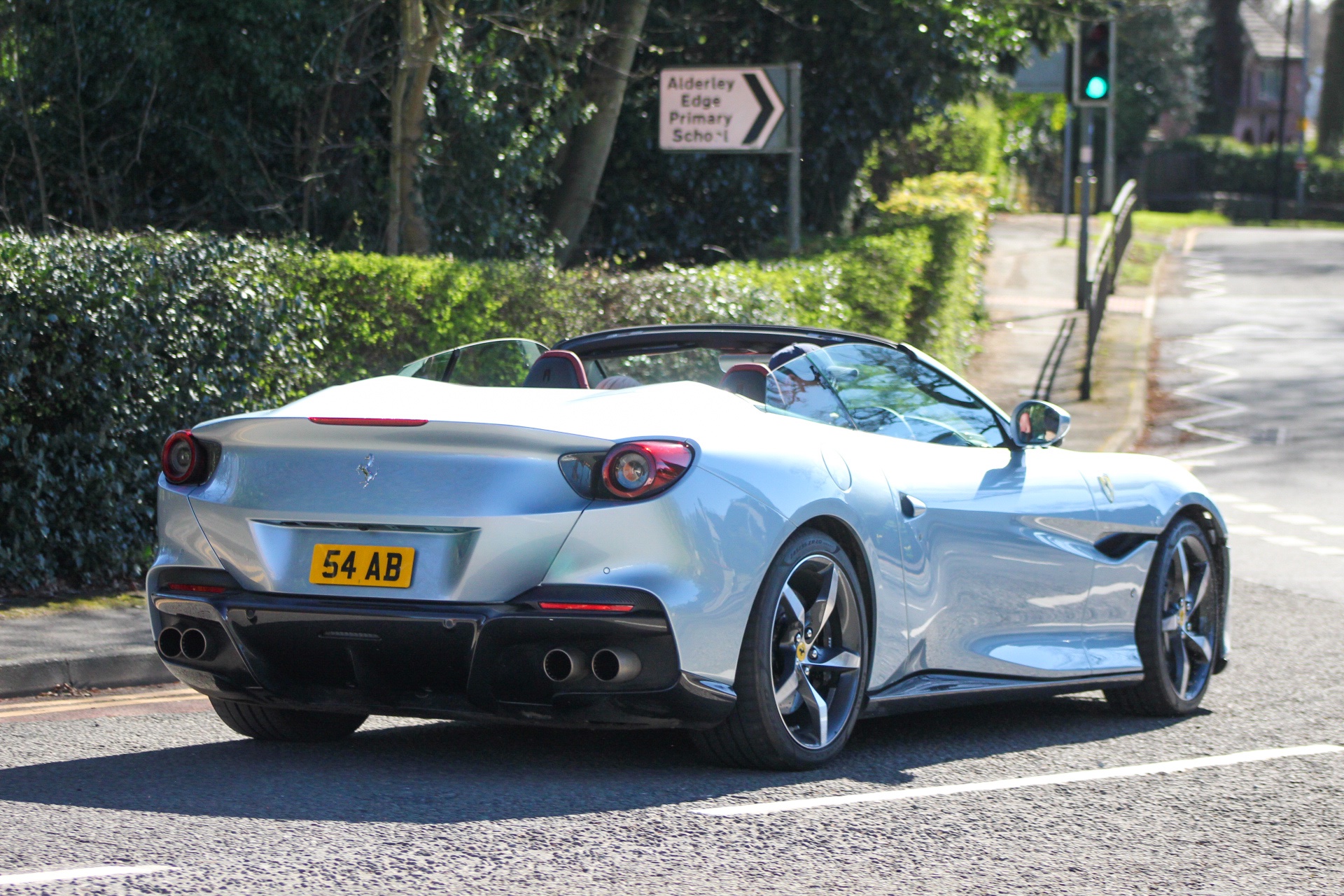 54 AB spotted on Ferrari Portofino
