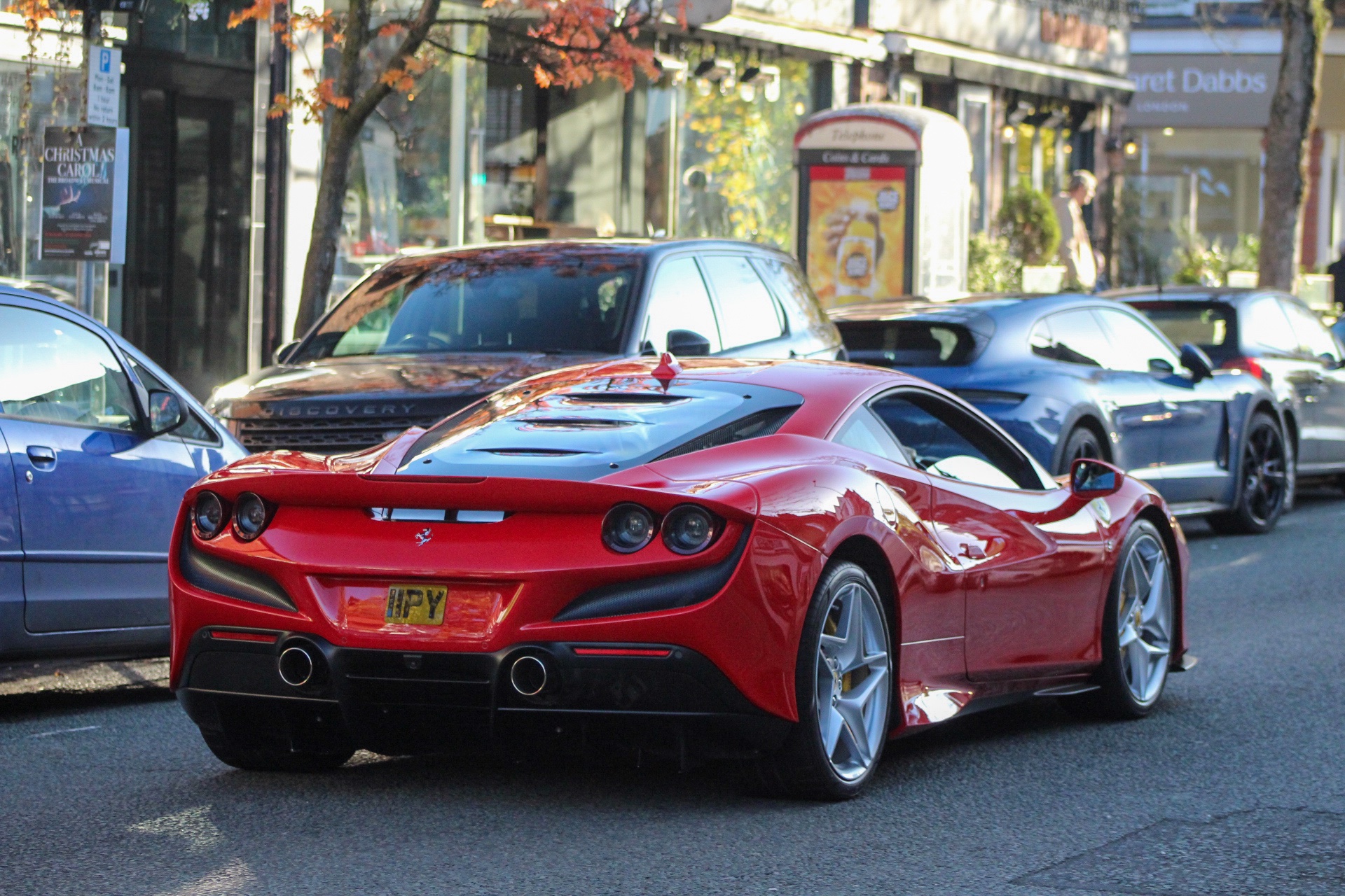 11 PY spotted on Ferrari F8