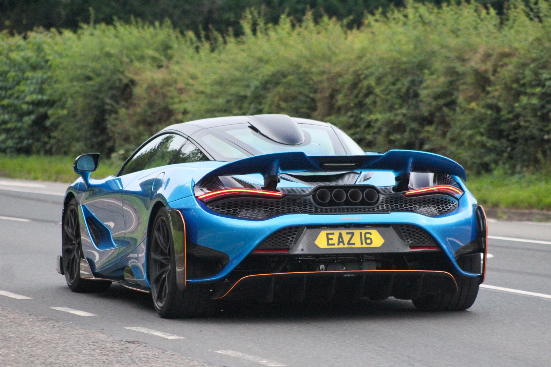 EAZ 16 spotted on McLaren 765LT