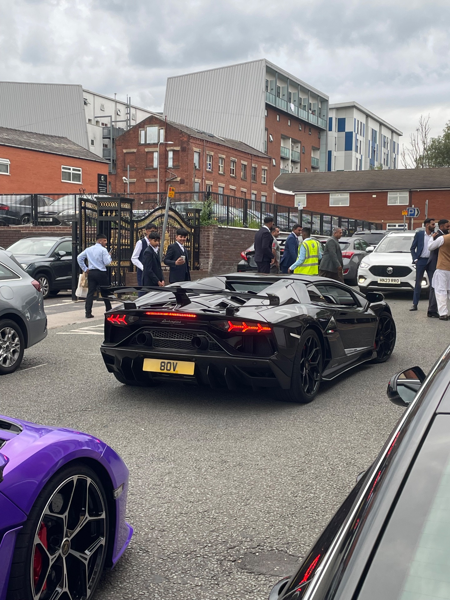 80 V spotted on Lamborghini Aventador SVJ