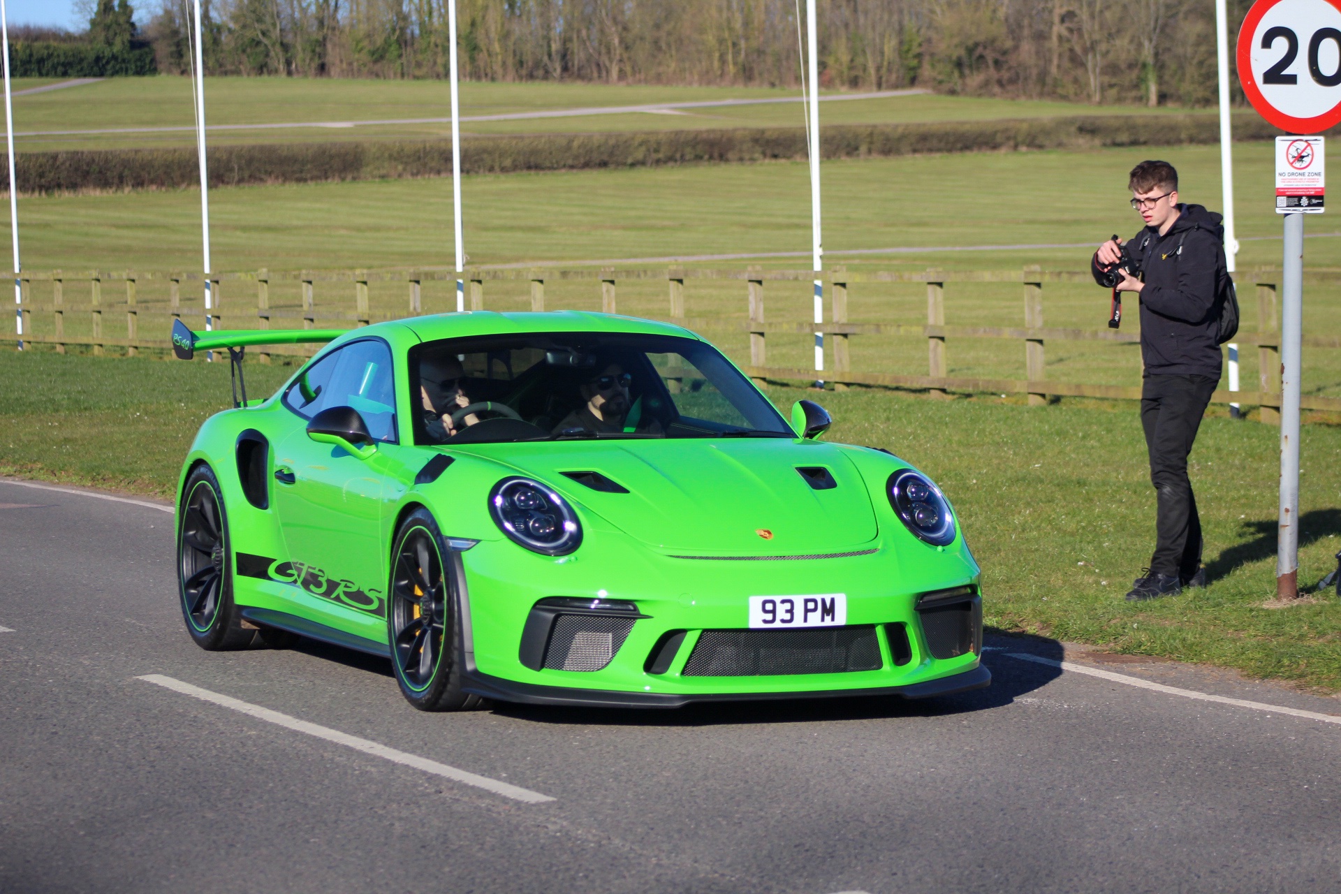 93 PM spotted on Porsche 911 GT3 RS