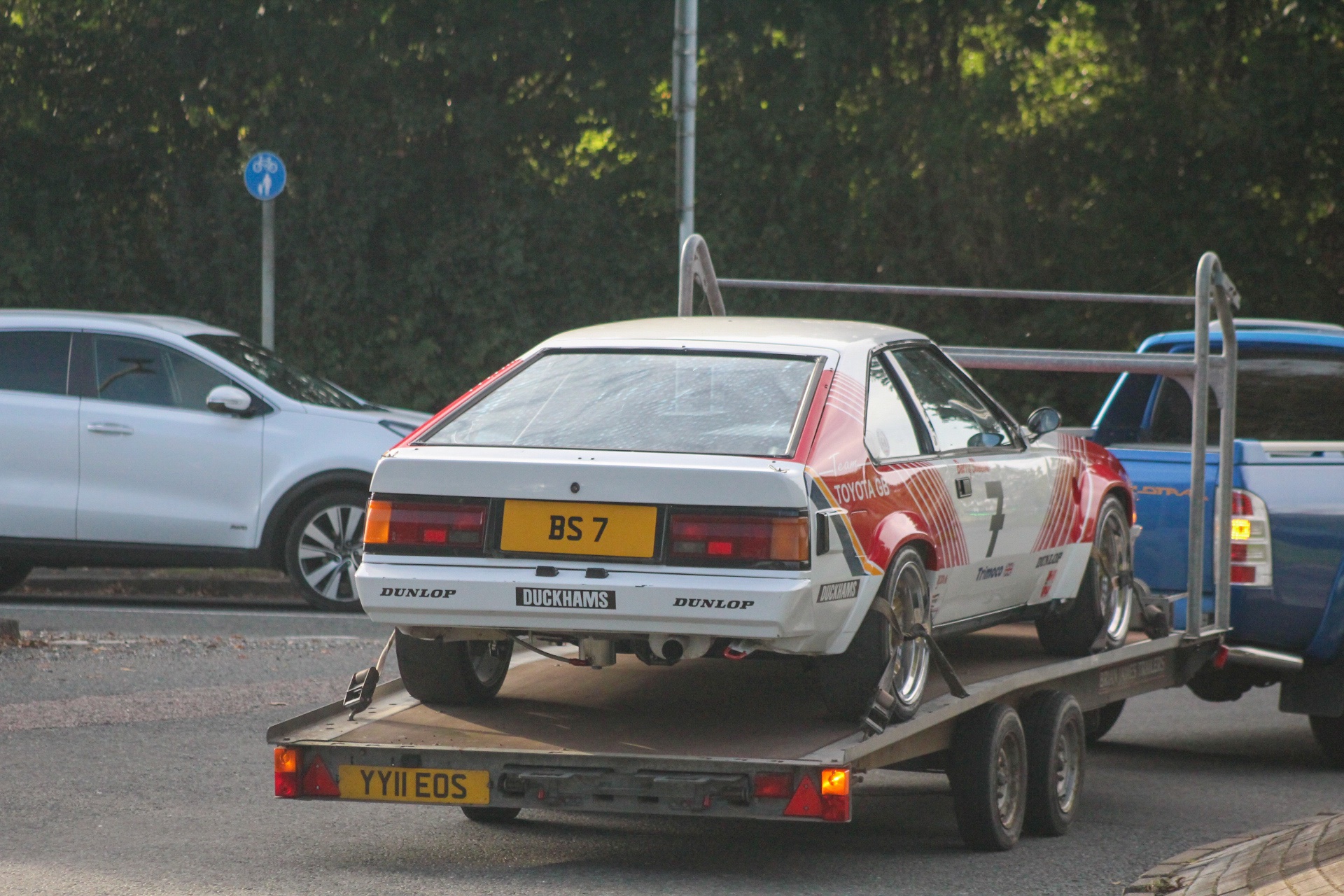 BS 7 spotted on Toyota Celica