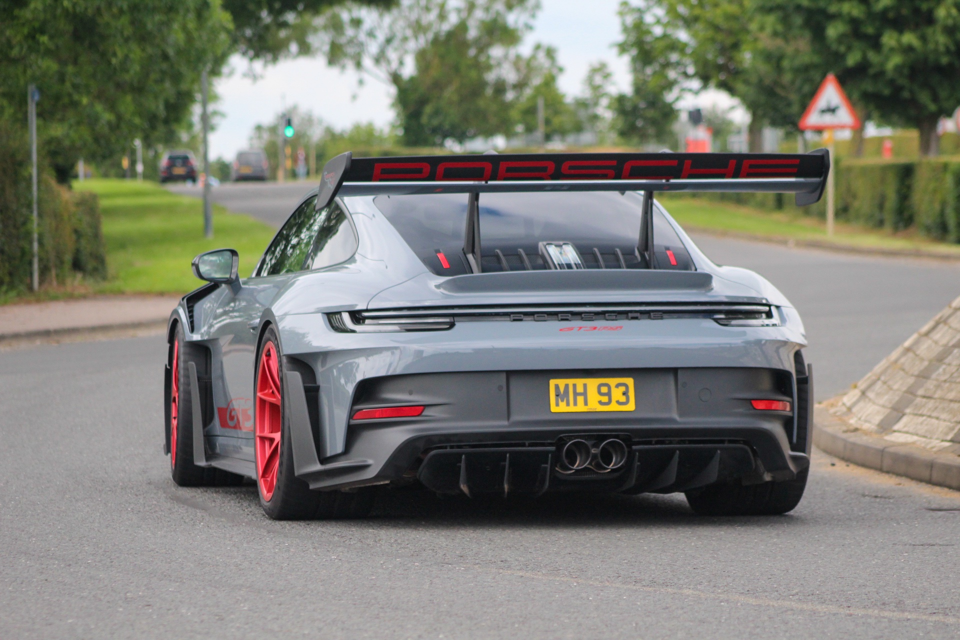MH 93 spotted on Porsche 911 GT3 RS