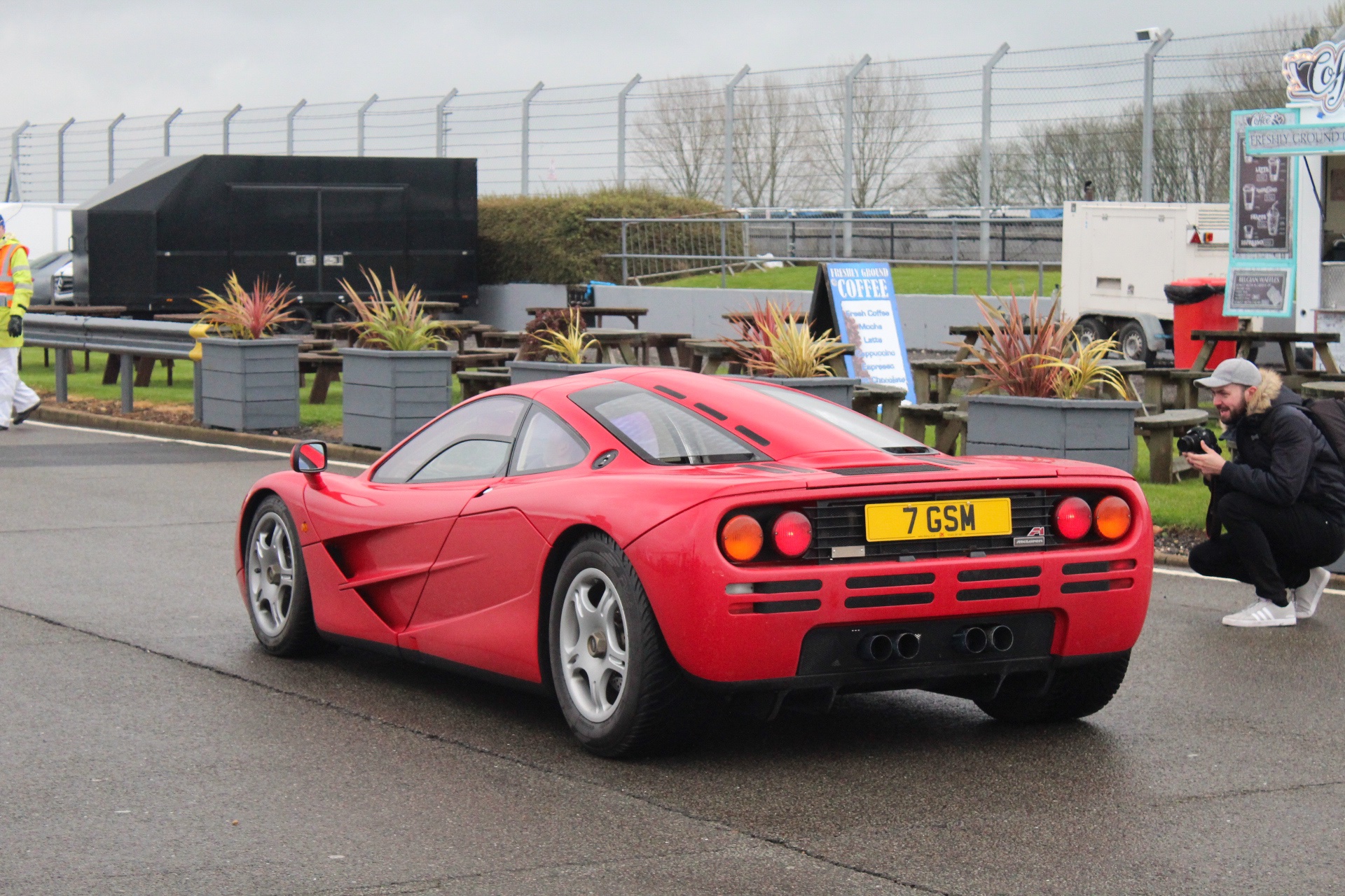 7 GSM spotted on McLaren F1