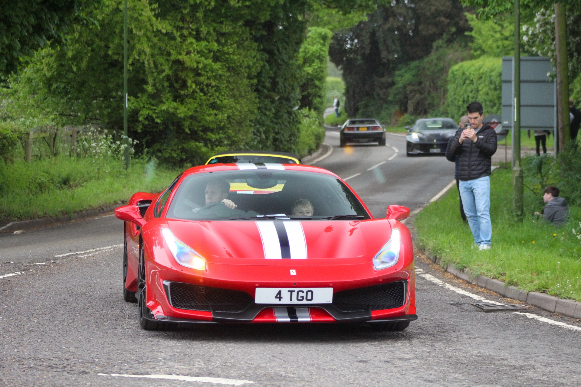 4 TGO spotted on Ferrari 488 Pista