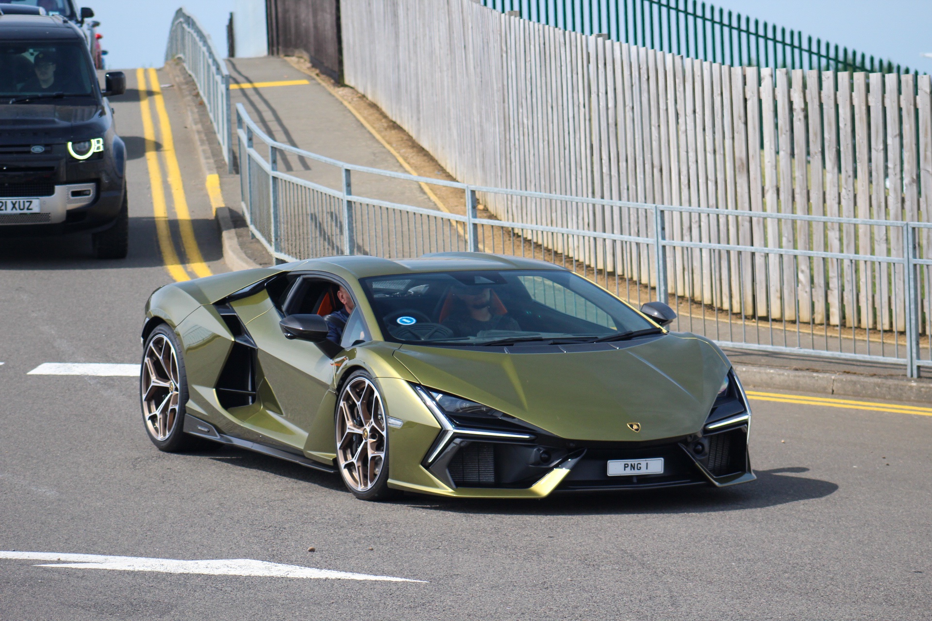 PNG 1 spotted on Lamborghini Revuelto