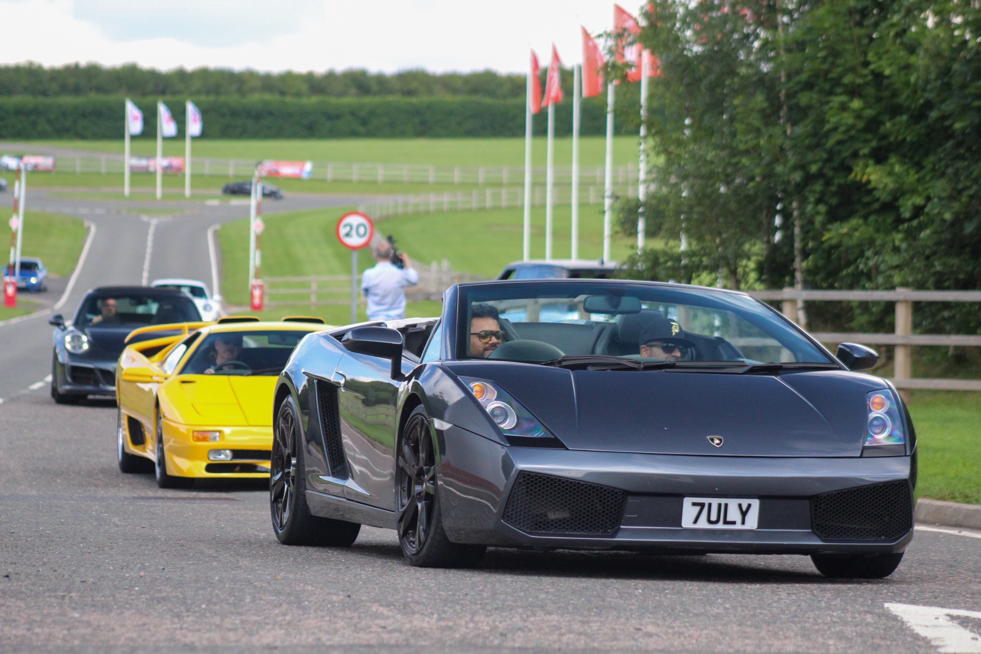 7 ULY spotted on Lamborghini Gallardo