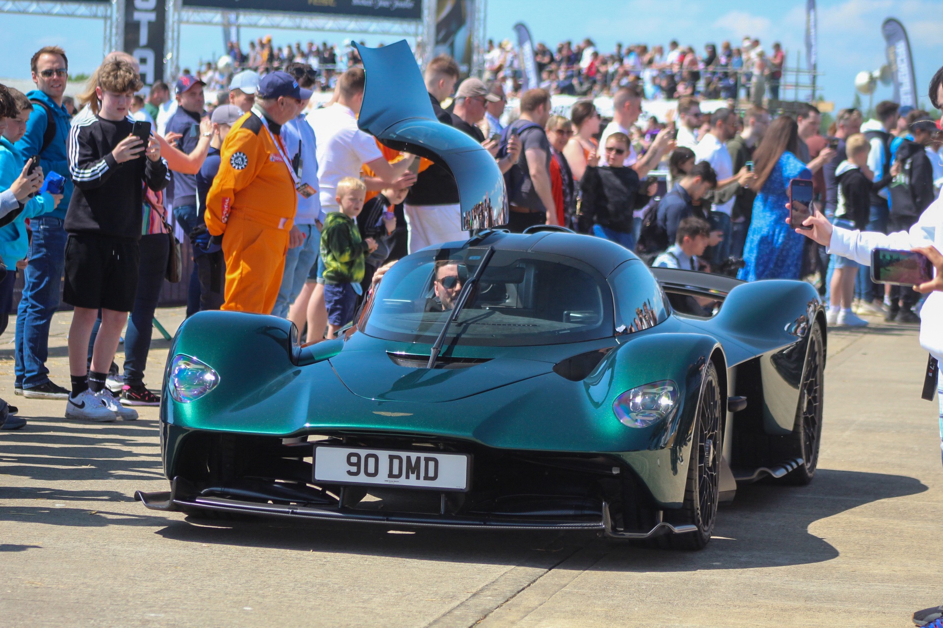90 DMD spotted on Aston Martin Valkyrie Coupe