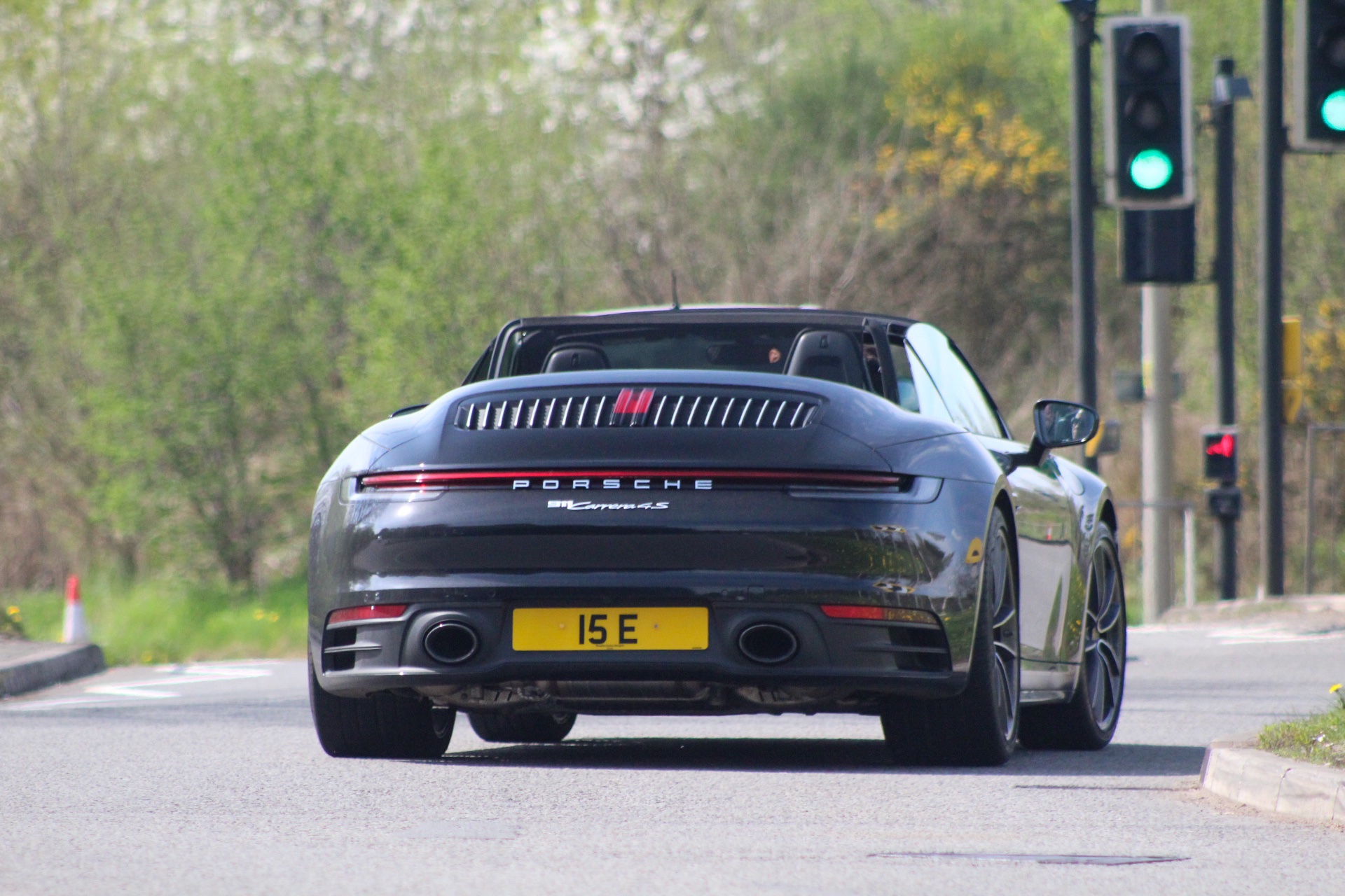 15 E spotted on Porsche 911 Carrera 4S