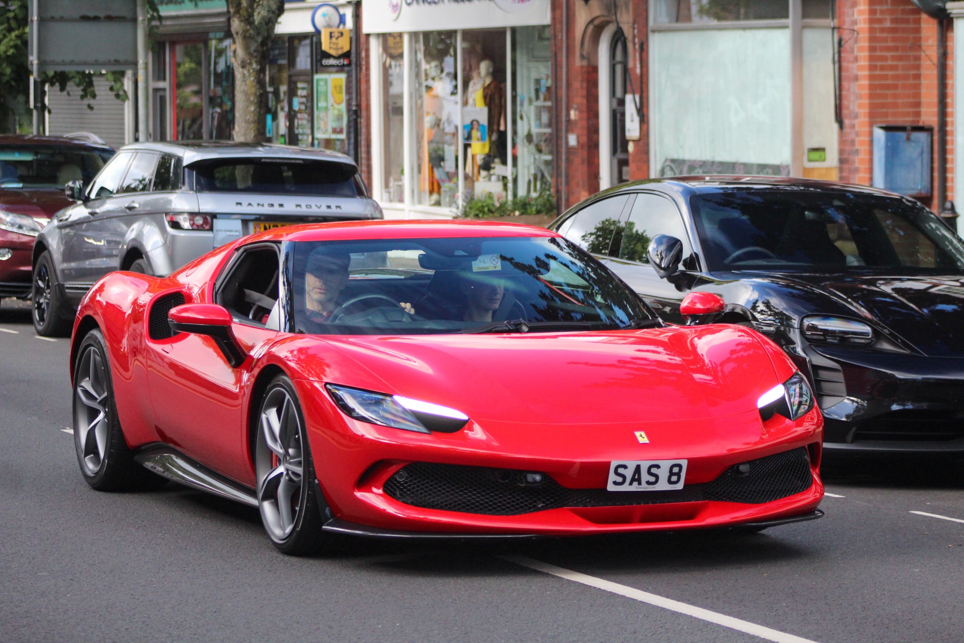 SAS 8 spotted on Ferrari 296