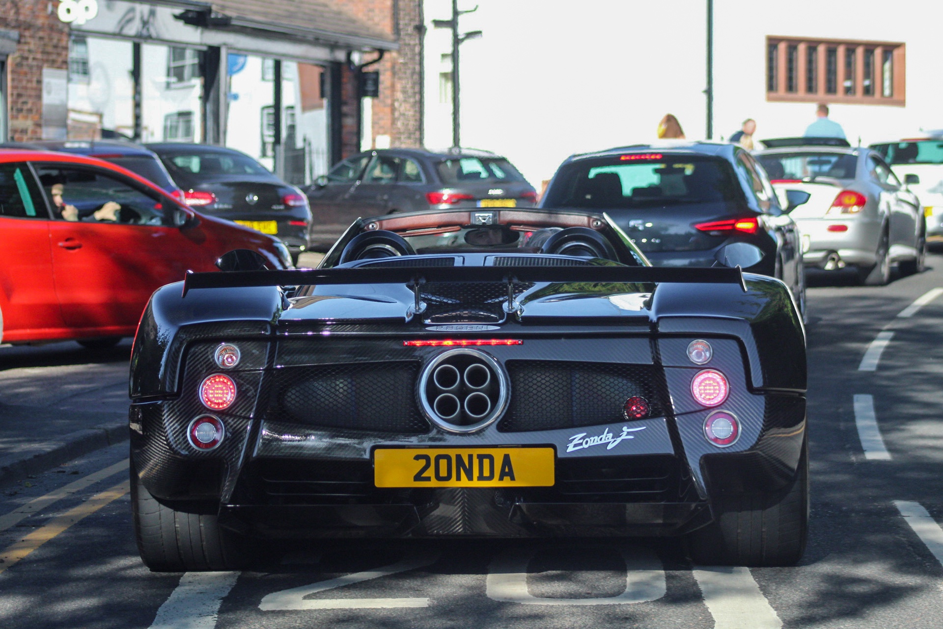 20 NDA spotted on Pagani Zonda