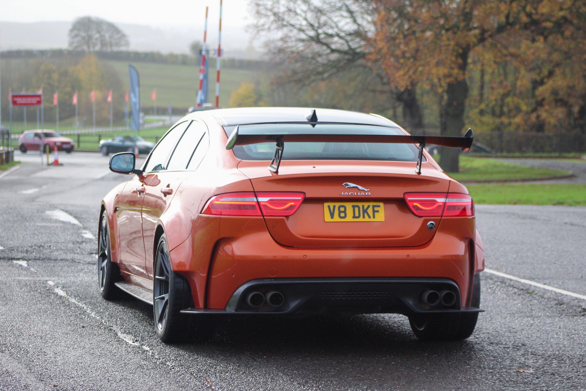V8 DKF spotted on Jaguar XE Project 8 SV