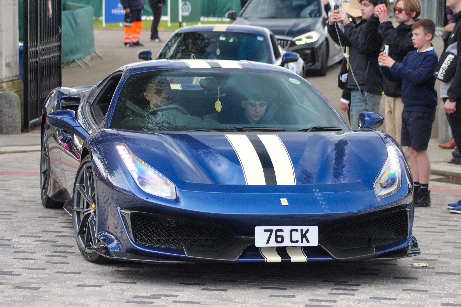 76 CK spotted on Ferrari 488 Pista