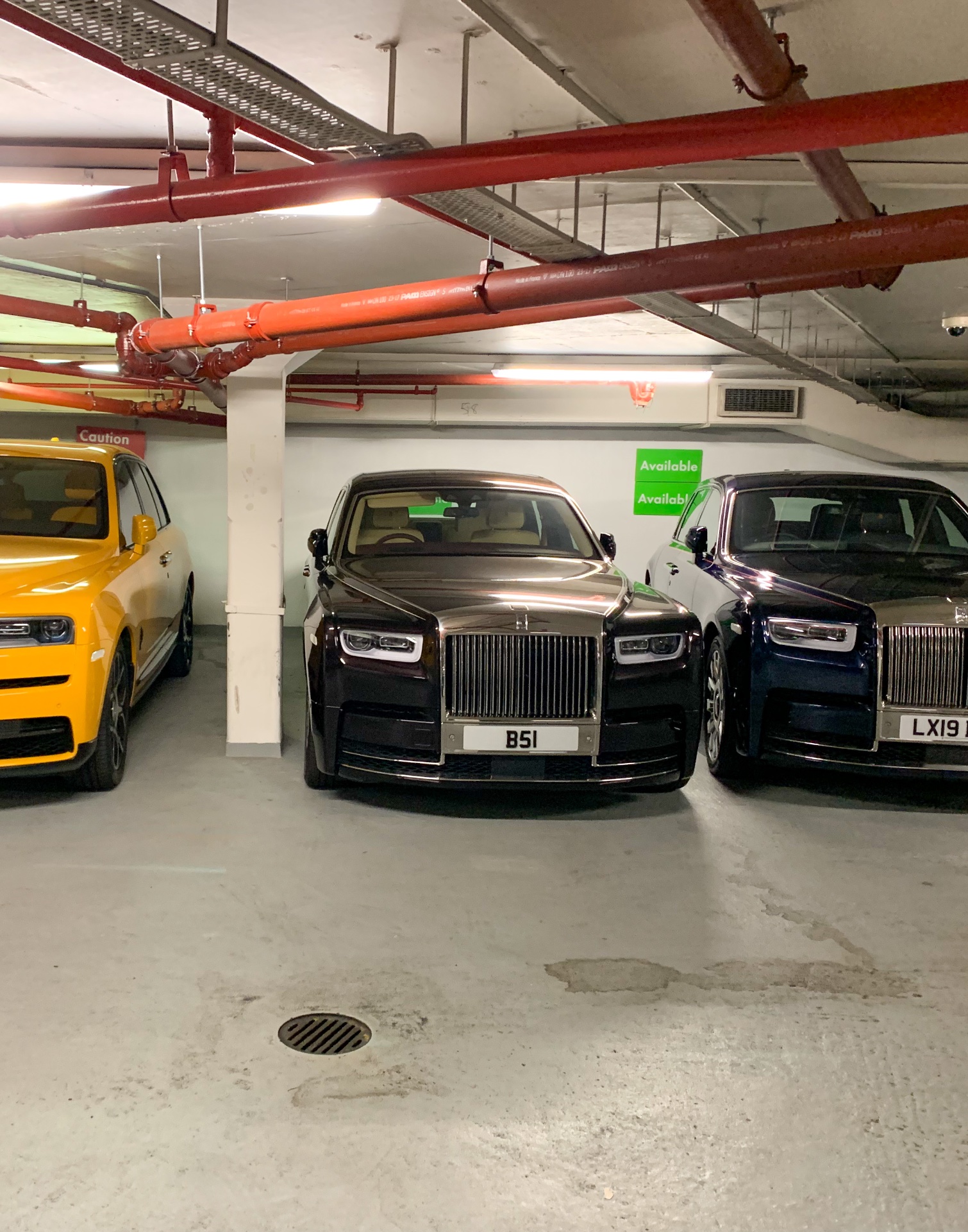 B 51 spotted on Rolls-Royce Phantom