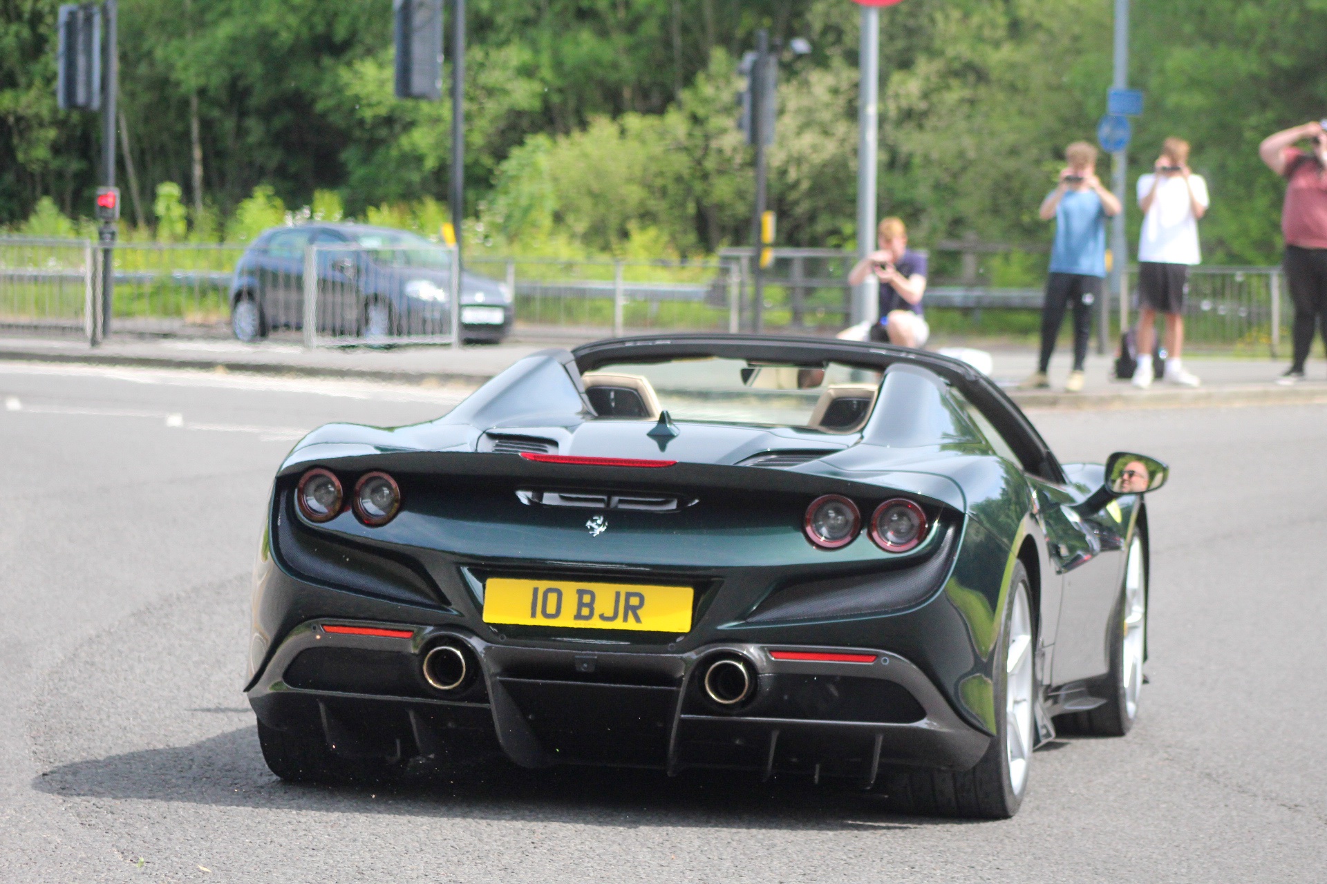 10 BJR spotted on Ferrari F8 Spider