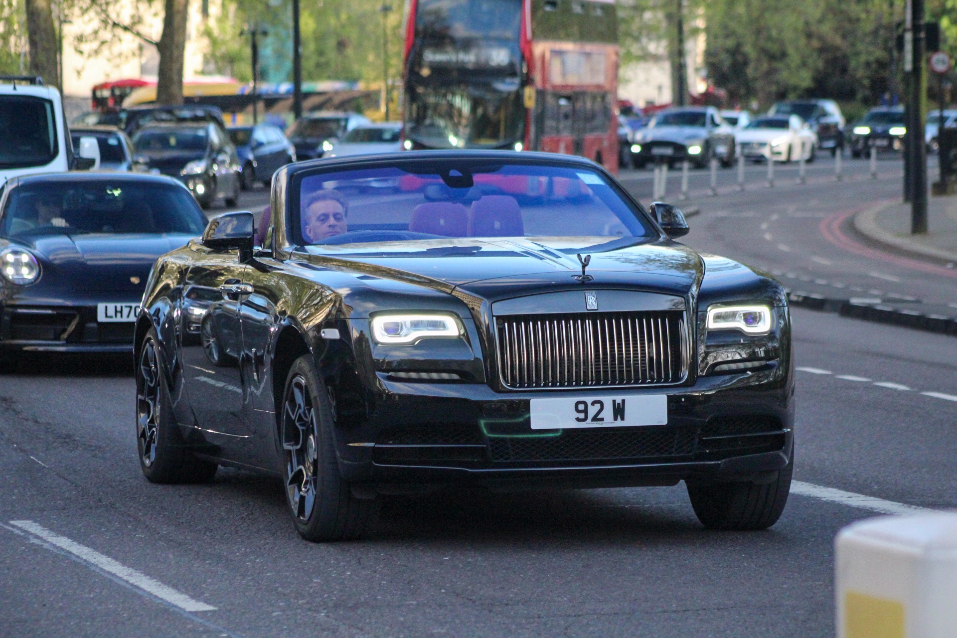 92 W spotted on Rolls-Royce Dawn