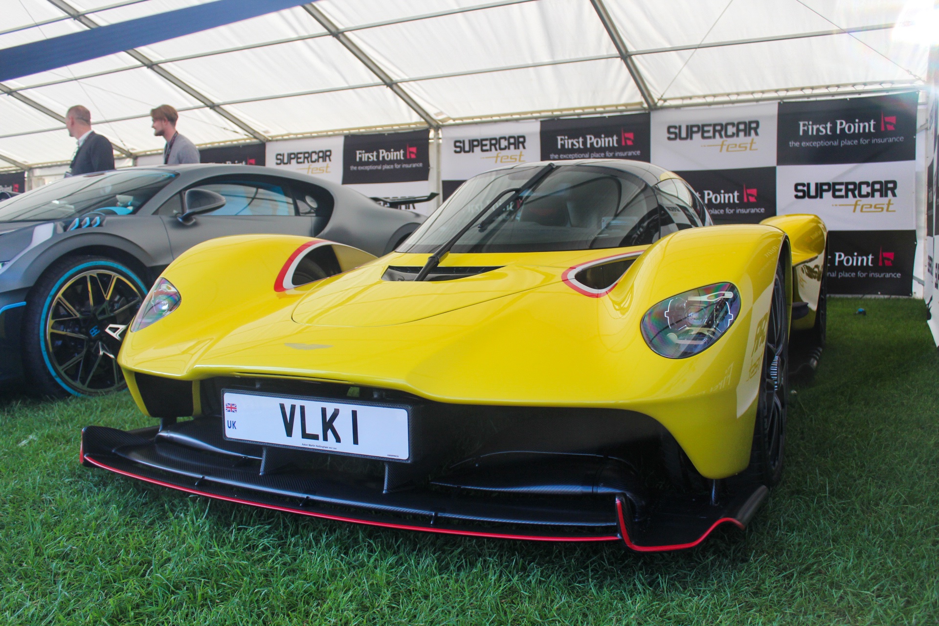 VLK 1 spotted on Aston Martin Valkyrie Spider