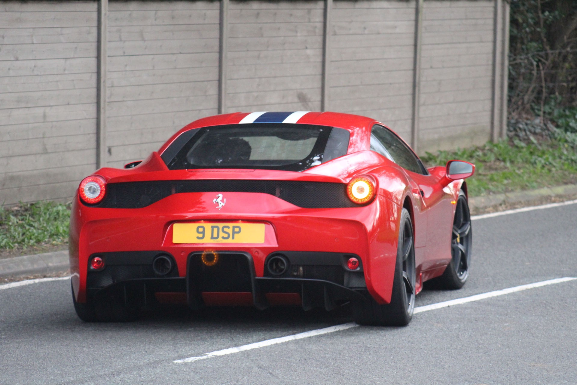 9 DSP spotted on Ferrari 458