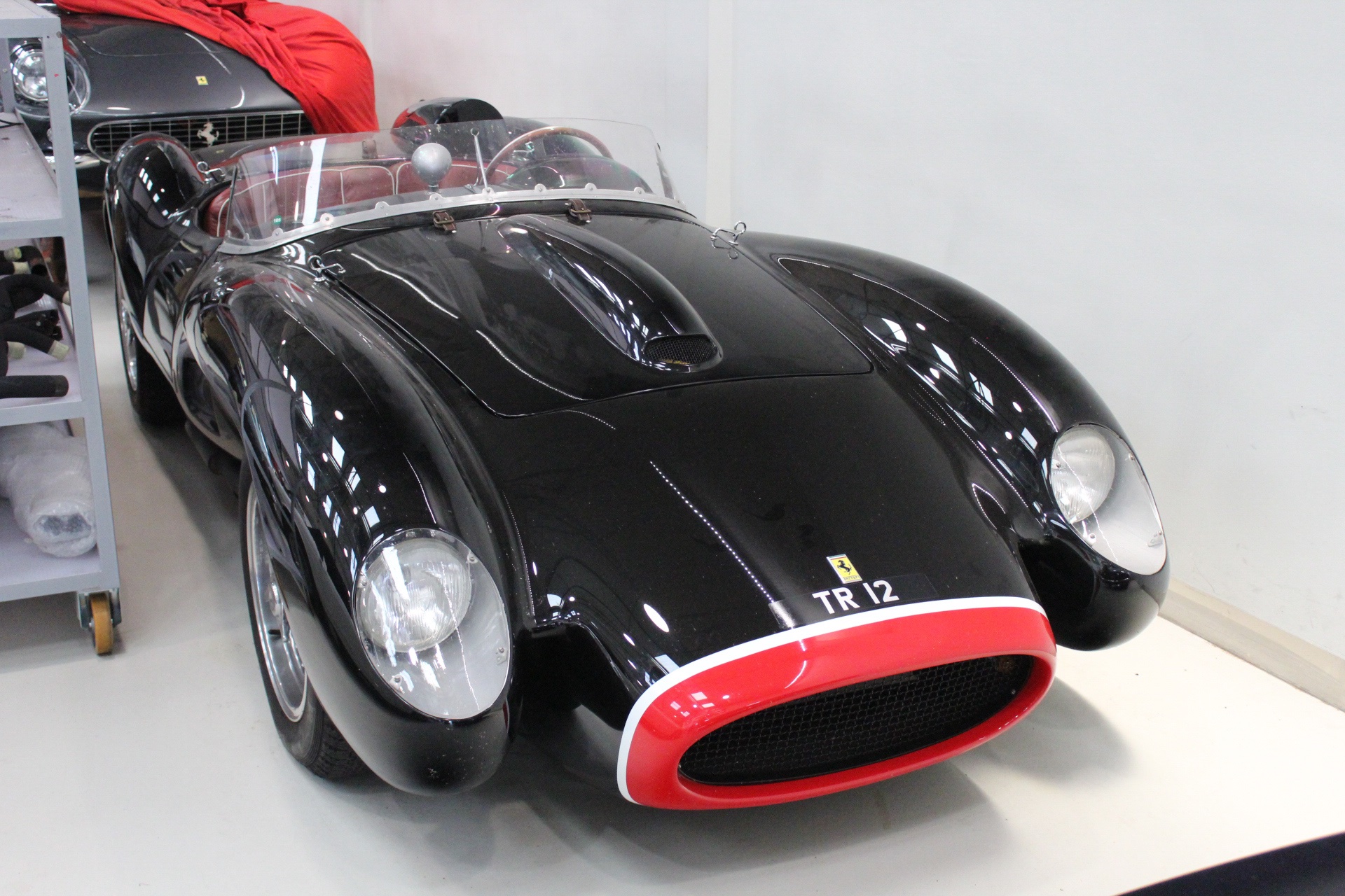 TR 12 private number plate on a Ferrari 250 Testa Rossa, spotted in London