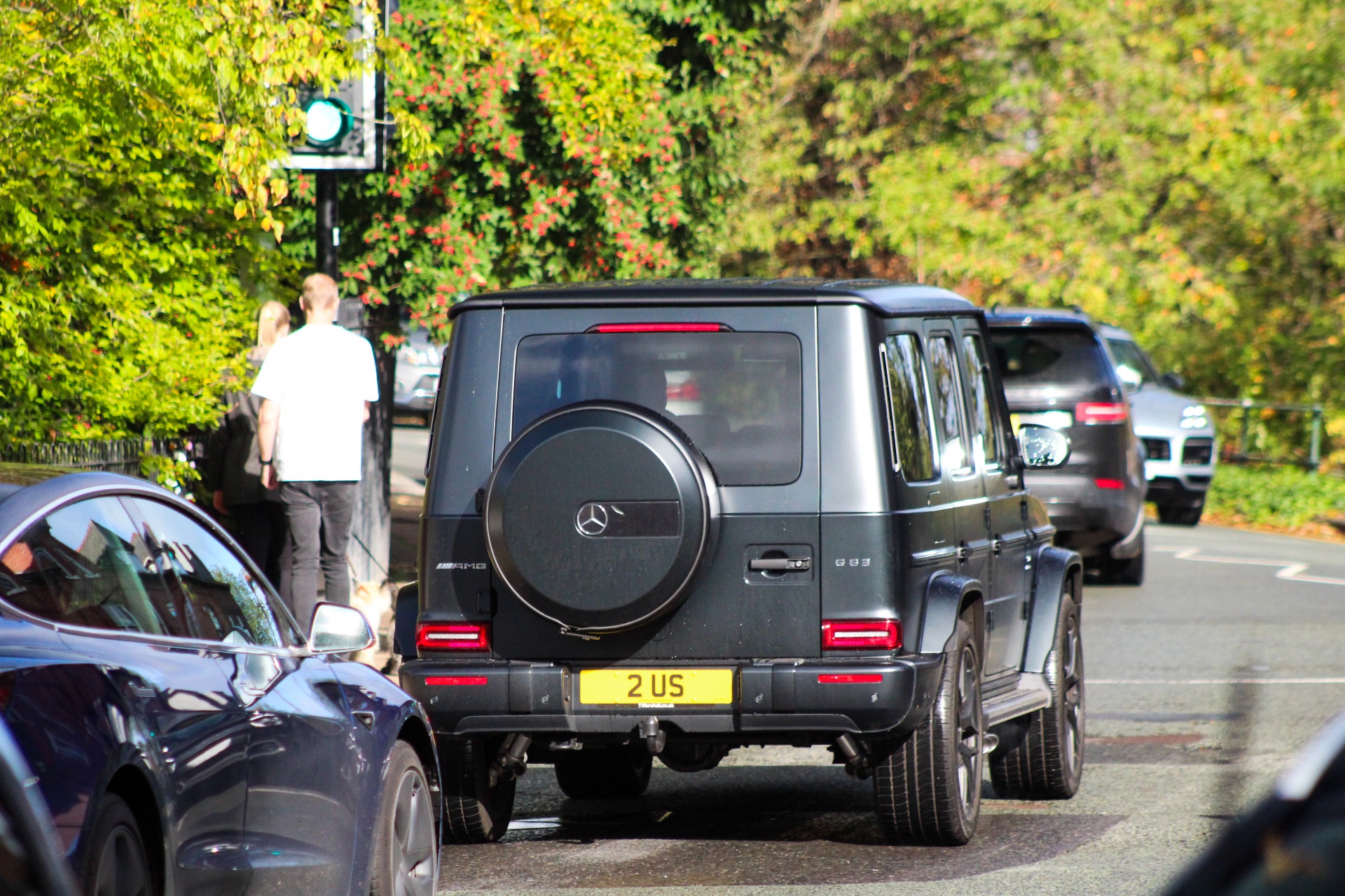 2 US private number plate on a Mercedes-Benz G-Class, spotted in Alderley Edge
