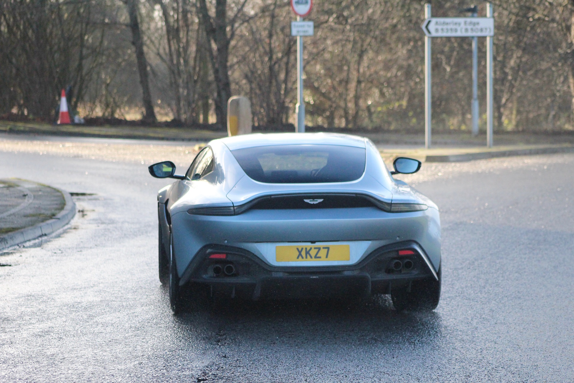 XKZ 7 spotted on Aston Martin V8 Vantage