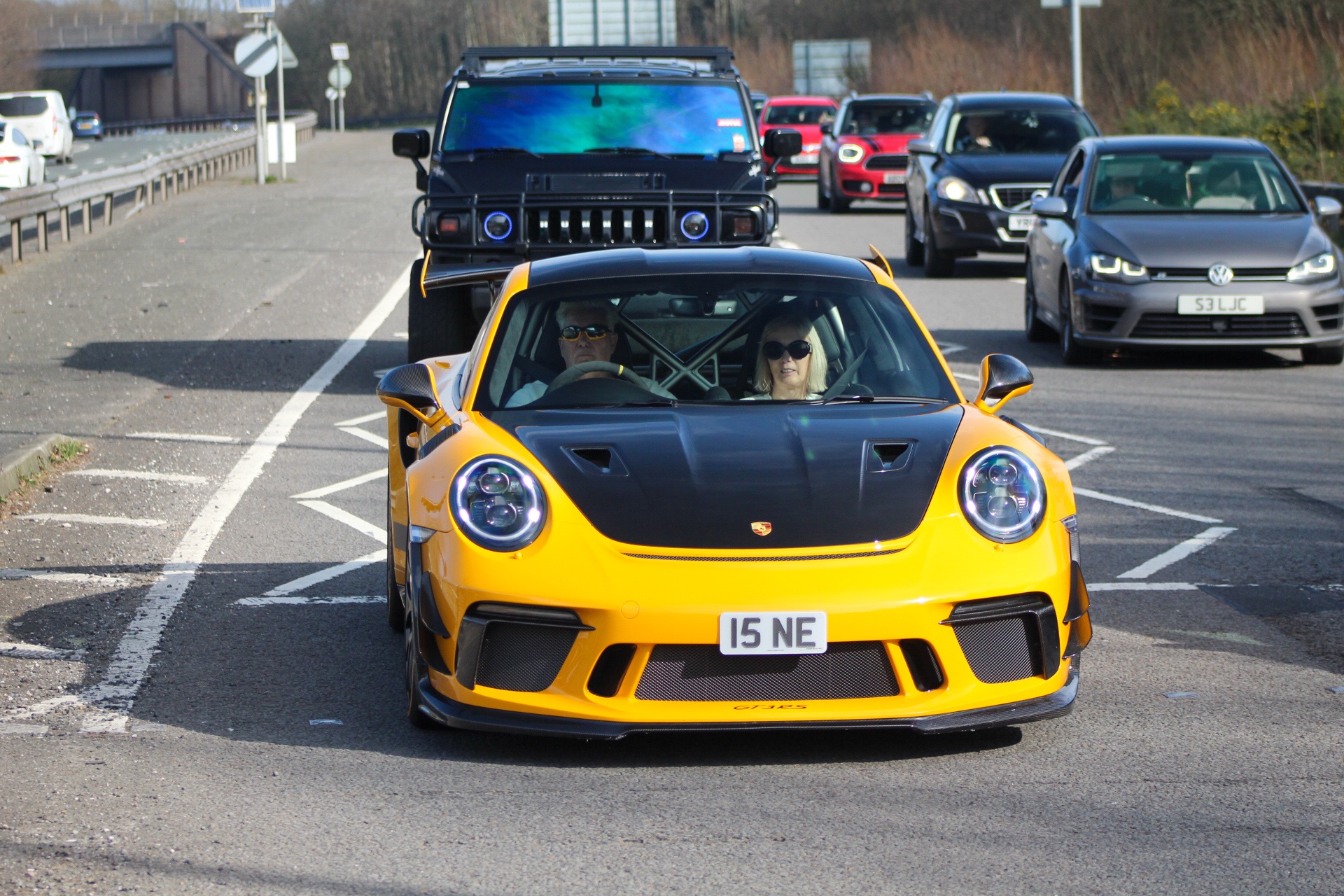 15 NE spotted on Porsche 911 GT3 RS
