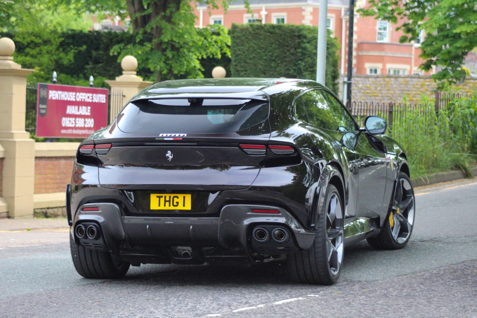 THG 1 spotted on Ferrari Purosangue