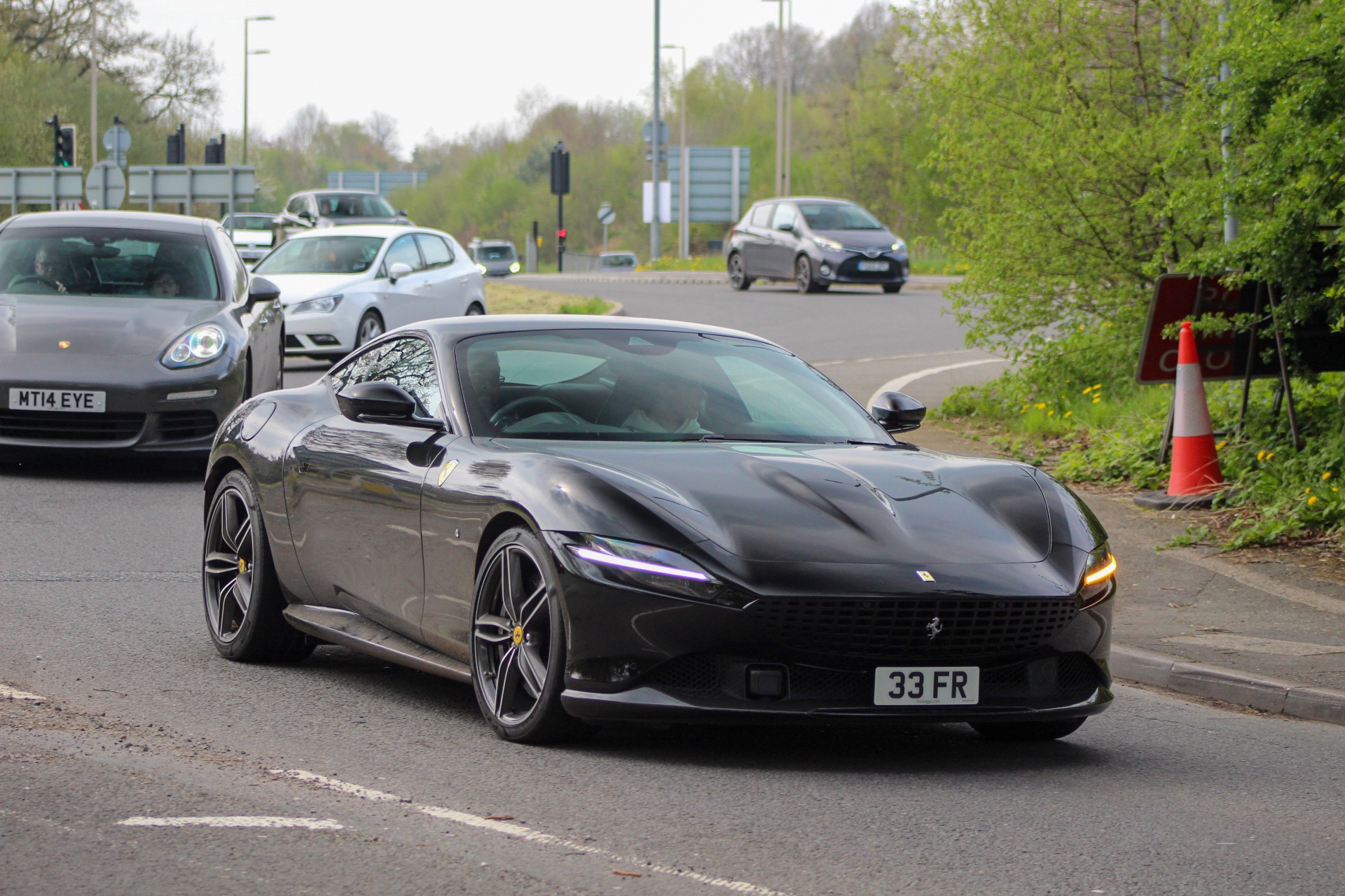 33 FR spotted on Ferrari Roma