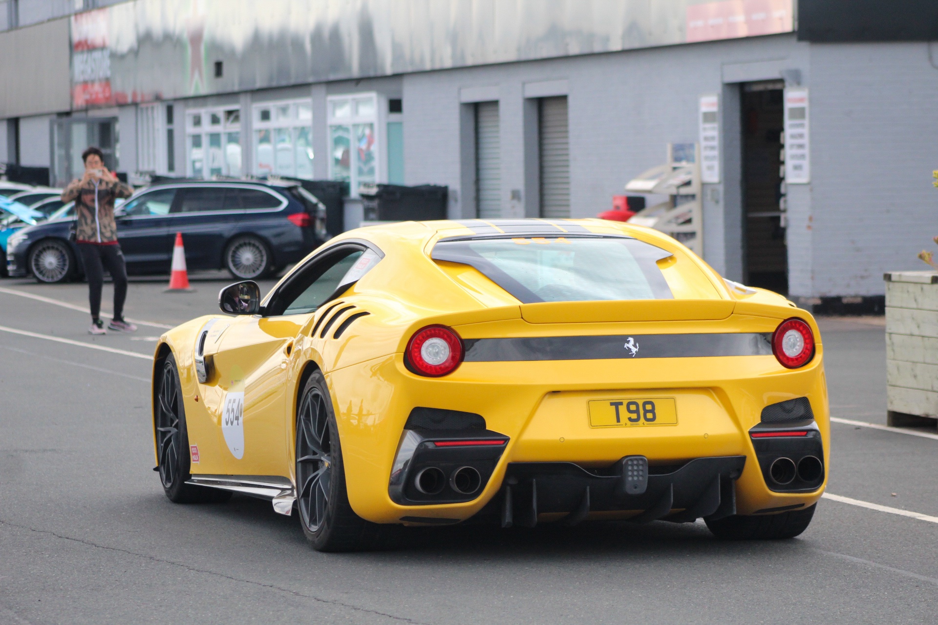 T 98 spotted on Ferrari F12