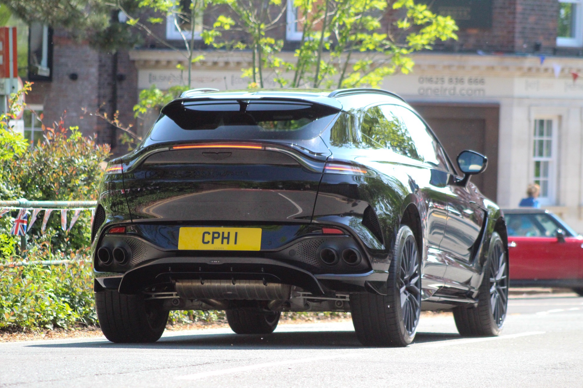 CPH 1 spotted on Aston Martin DBX 707